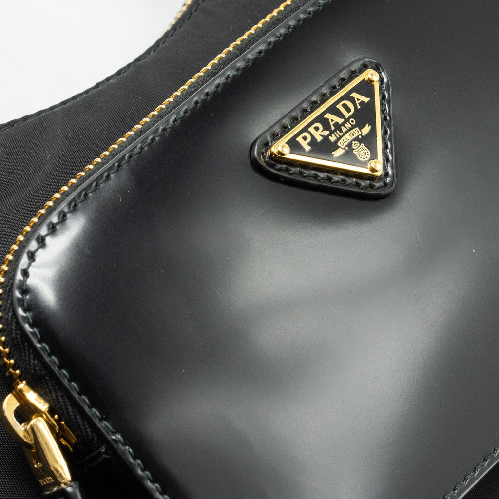 prada-re-nylon-mini-bag-nylon-calfskin-black-ghw