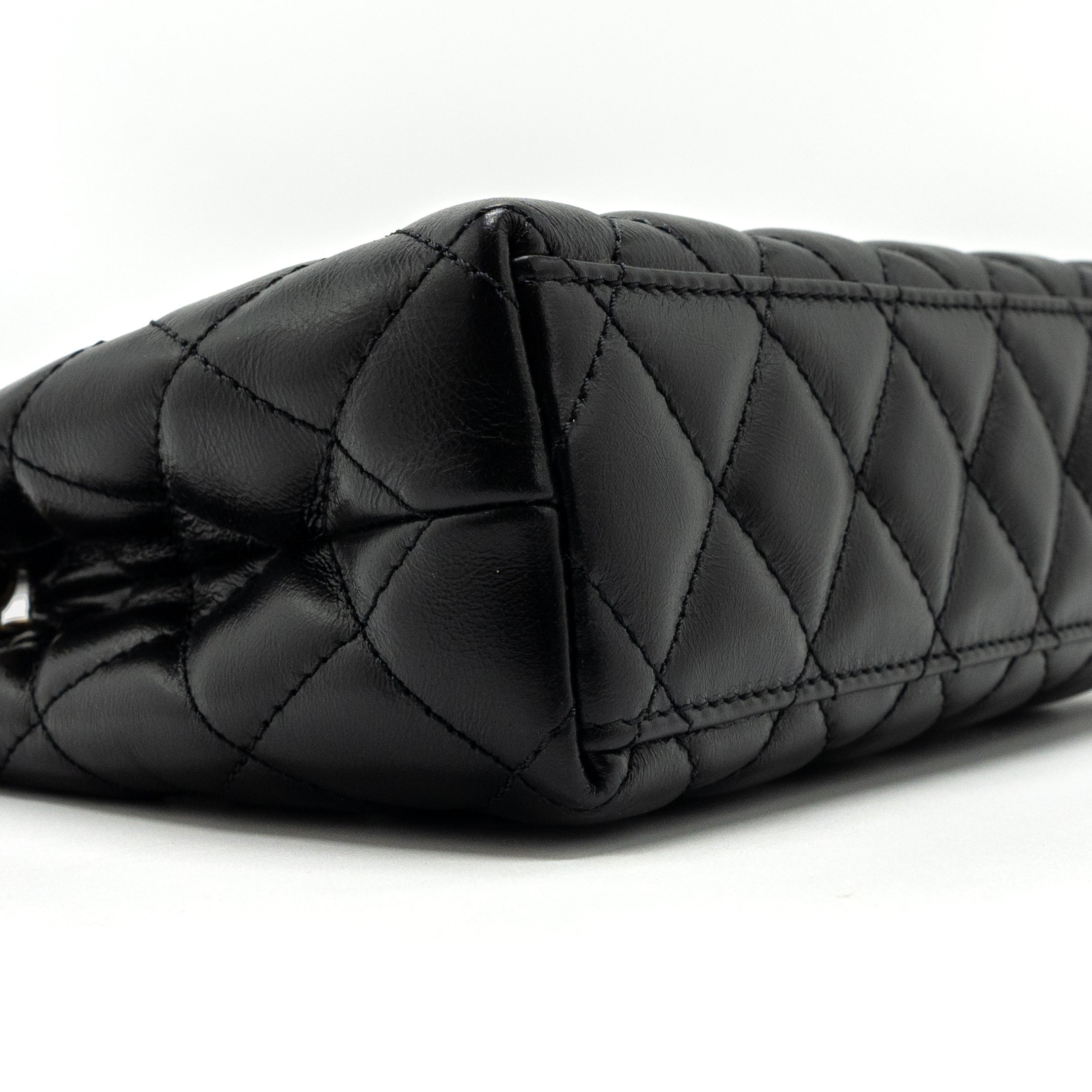 chanel-23k-mini-shopping-bag-calfskin-black-brushed-ghwmicrochip