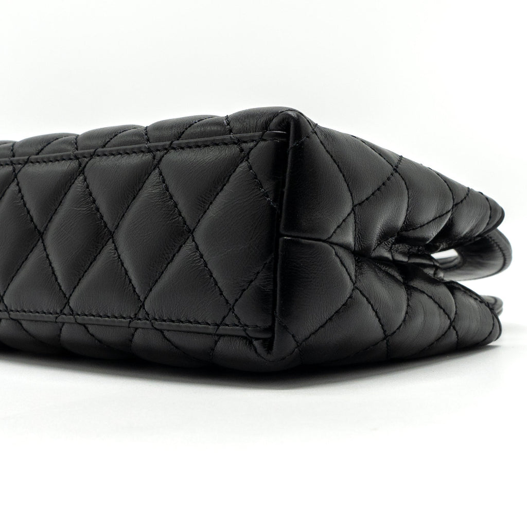 chanel-23k-mini-shopping-bag-calfskin-black-brushed-ghwmicrochip