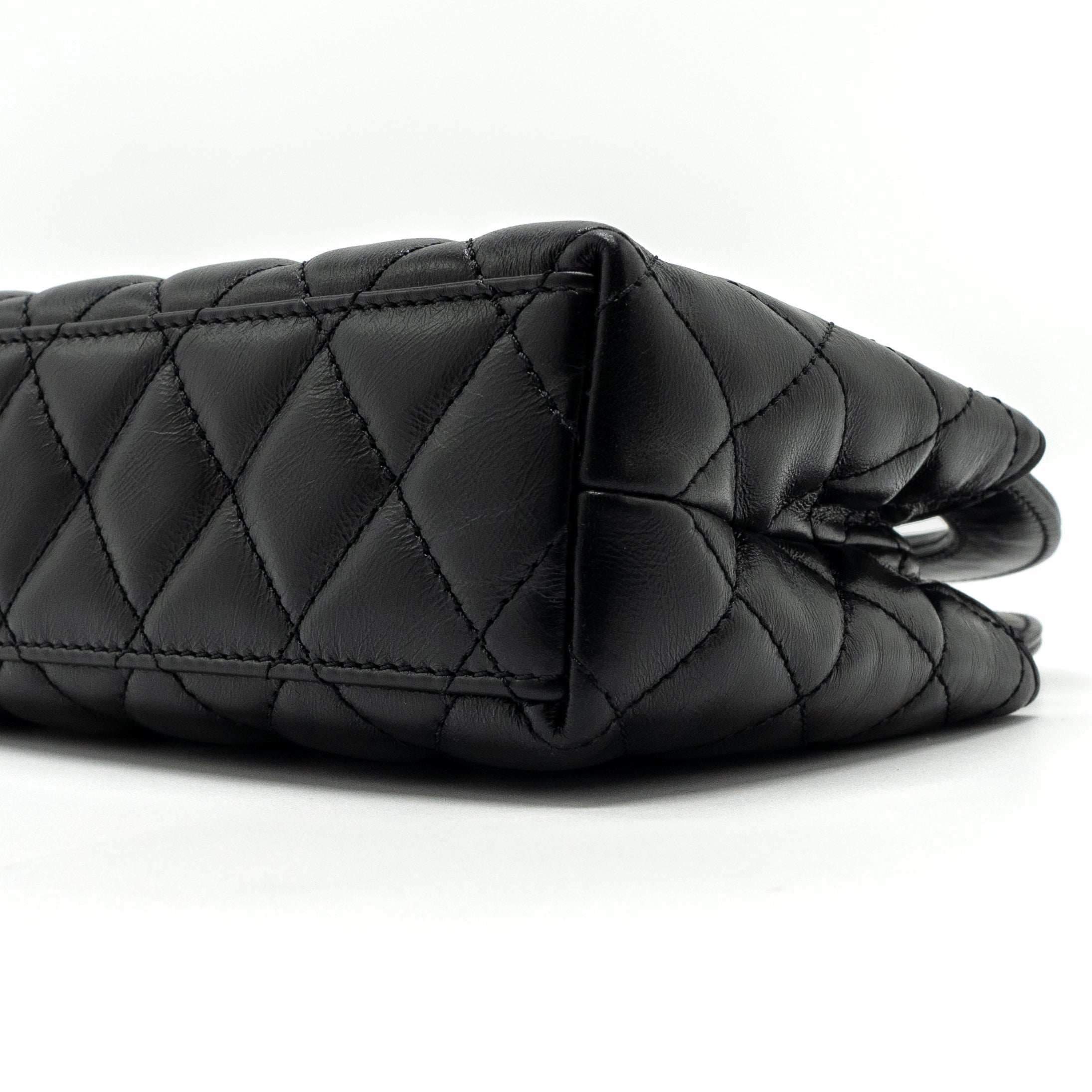 chanel-23k-mini-shopping-bag-calfskin-black-brushed-ghwmicrochip
