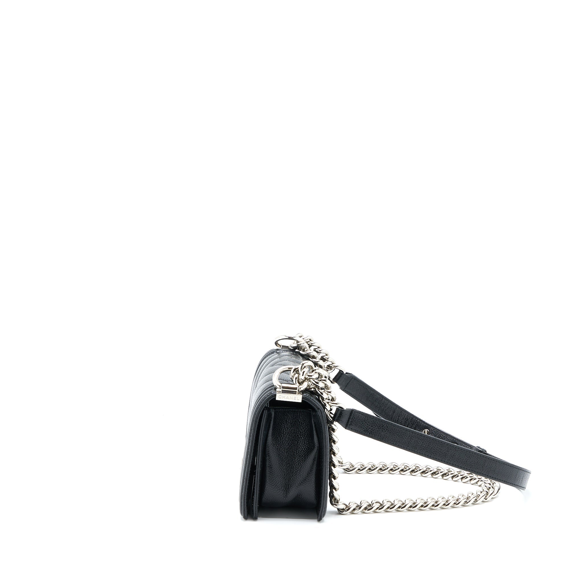 chanel-small-chevron-boy-bag-shiny-grained-calfskin-black-shw