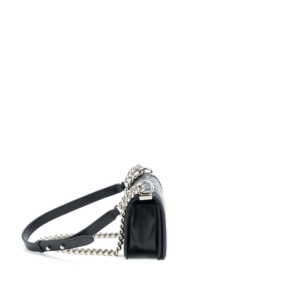 chanel-small-chevron-boy-bag-shiny-grained-calfskin-black-shw