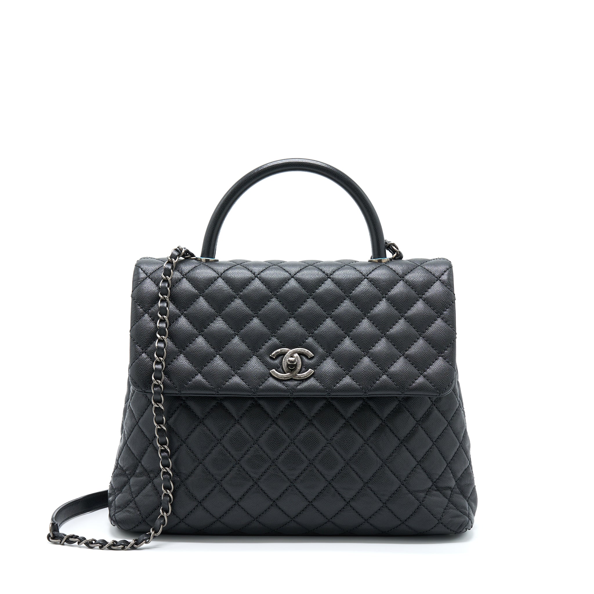 chanel-coco-handle-flap-bag-caviar-black-ruthenium-hardware