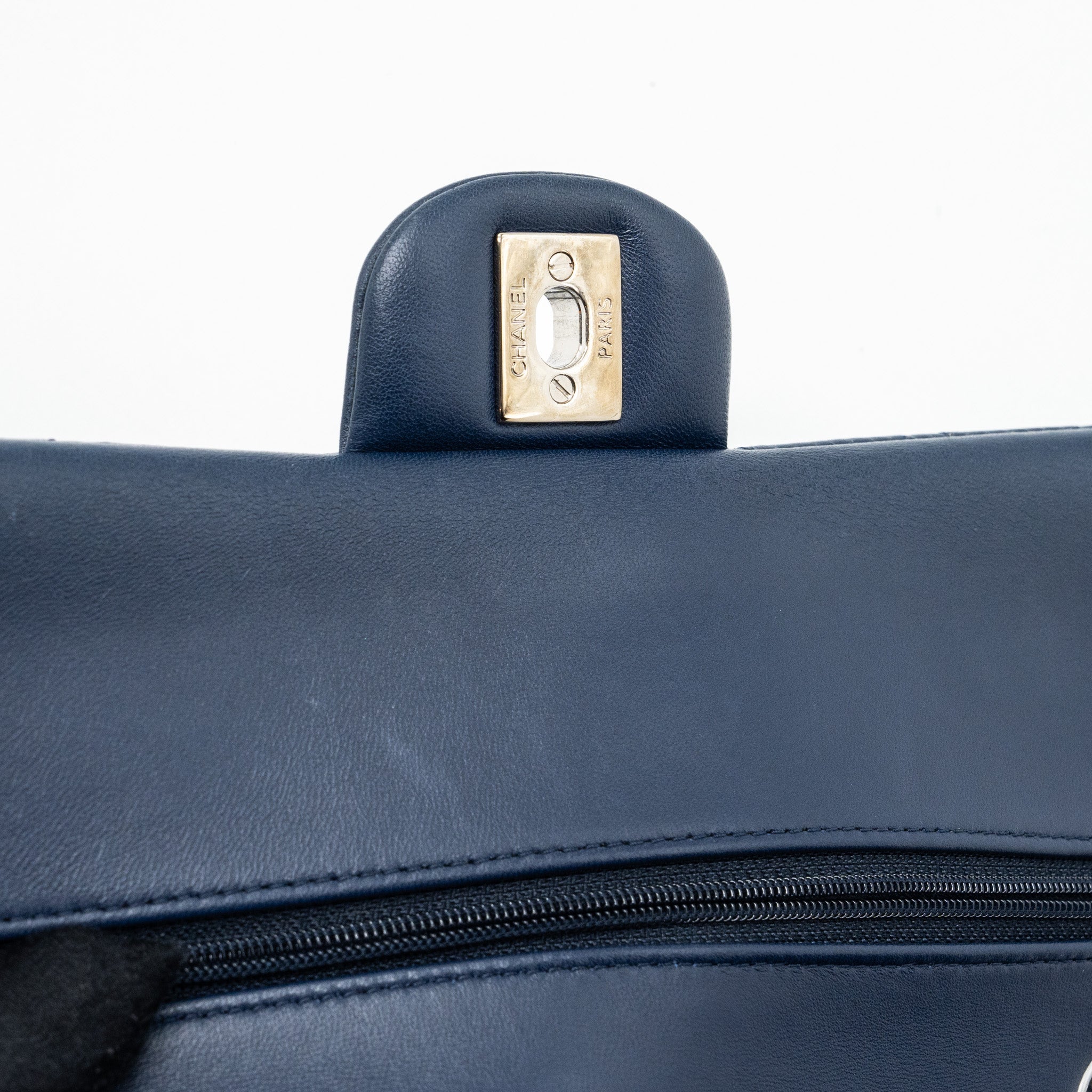 copy-of-chanel-medium-classic-double-flap-bag-lambskin-dark-blue-shw