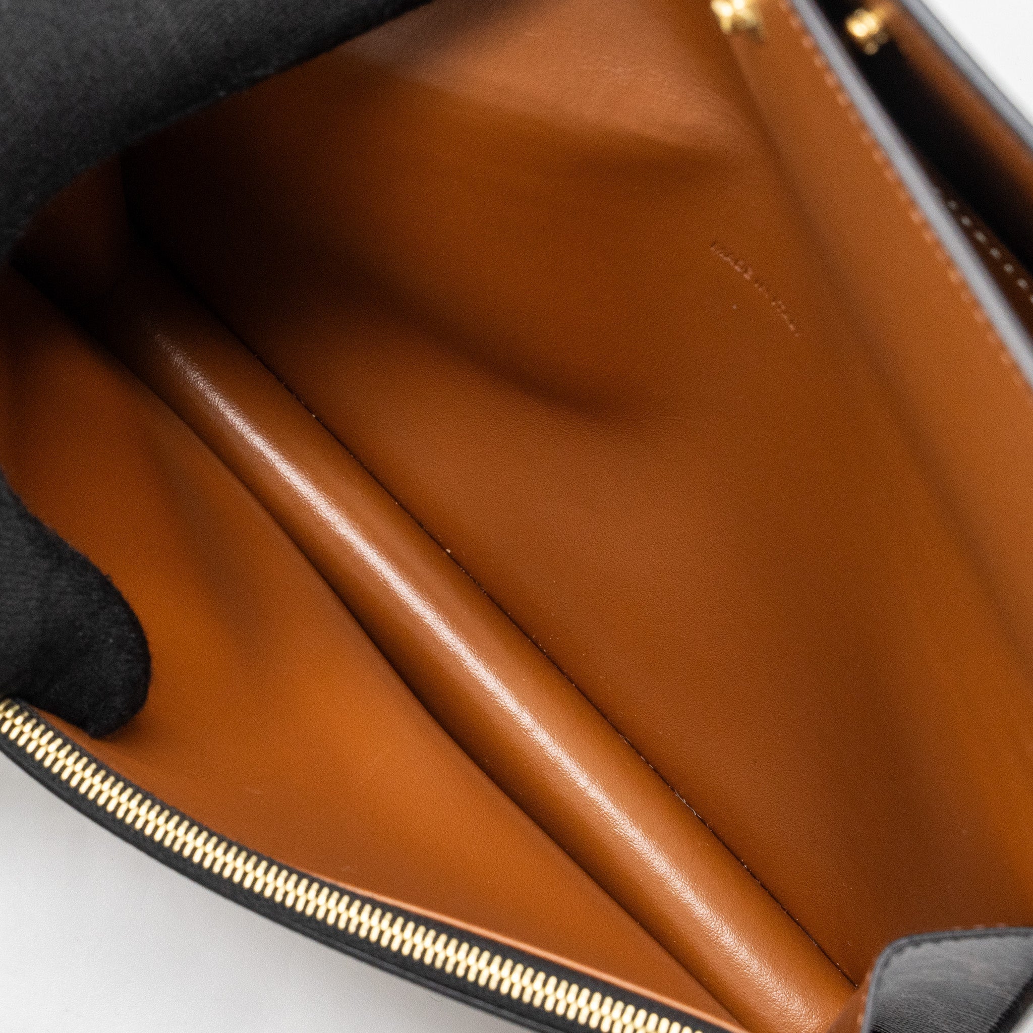 celine-wallet-on-strap-triomphe-canvas-smooth-lambskin-tan-with-ghw