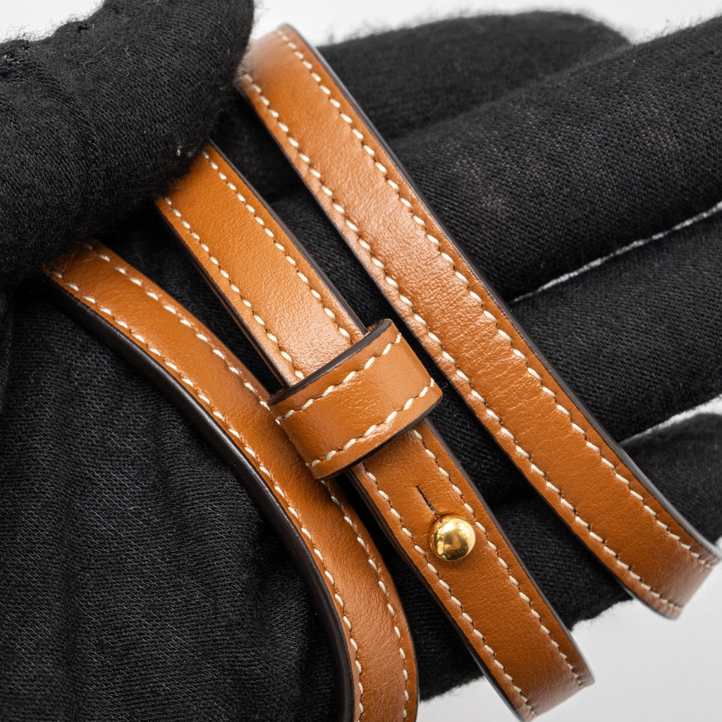 celine-wallet-on-strap-triomphe-canvas-smooth-lambskin-tan-with-ghw