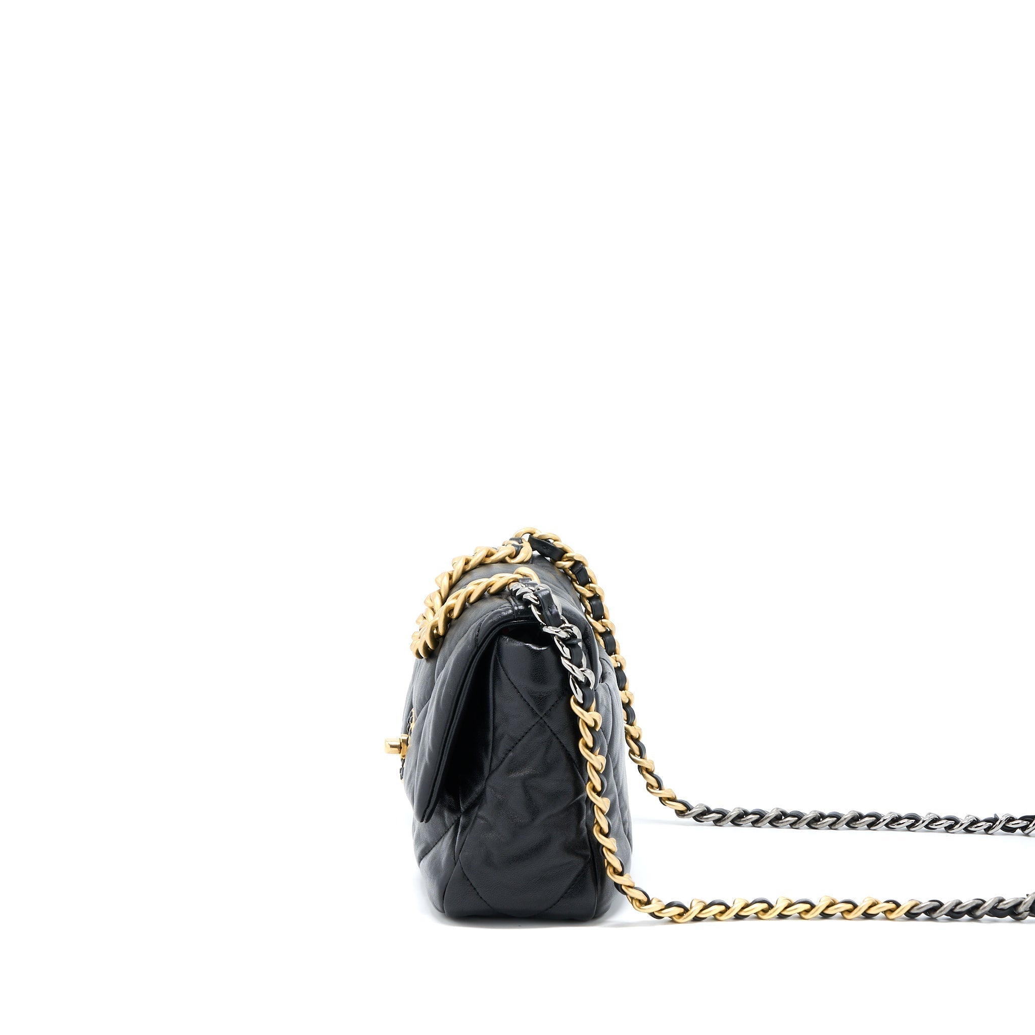 chanel-small-19-bag-goatskin-black-multicolour-hardware