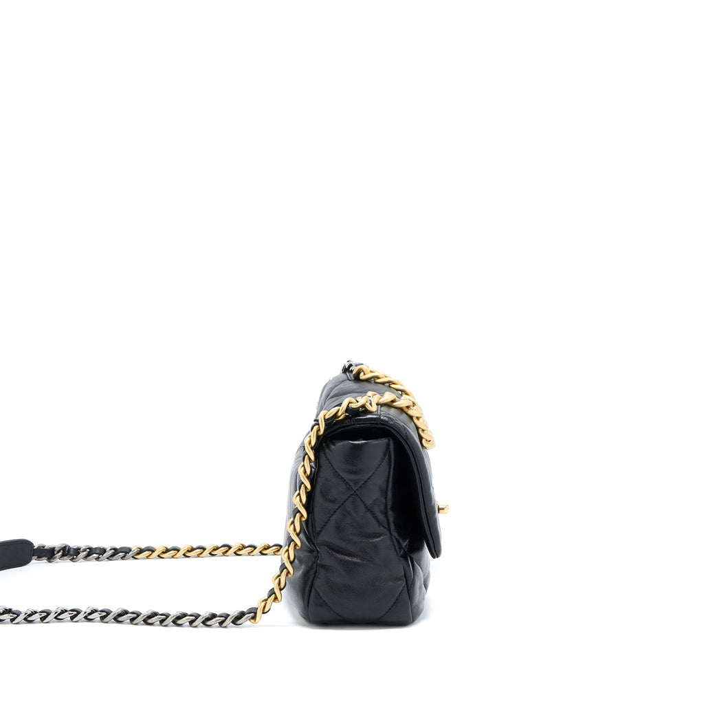chanel-small-19-bag-goatskin-black-multicolour-hardware