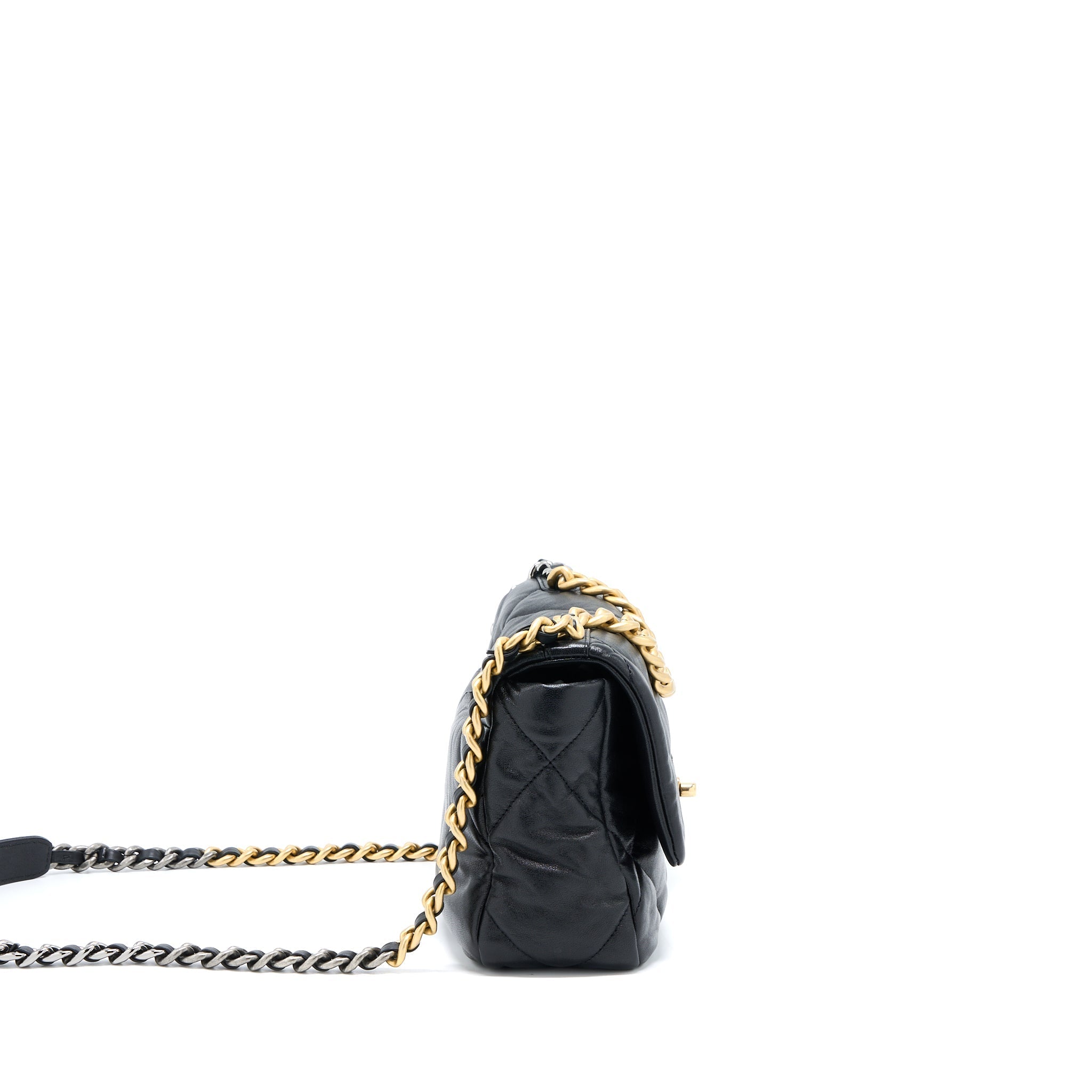 chanel-small-19-bag-goatskin-black-multicolour-hardware