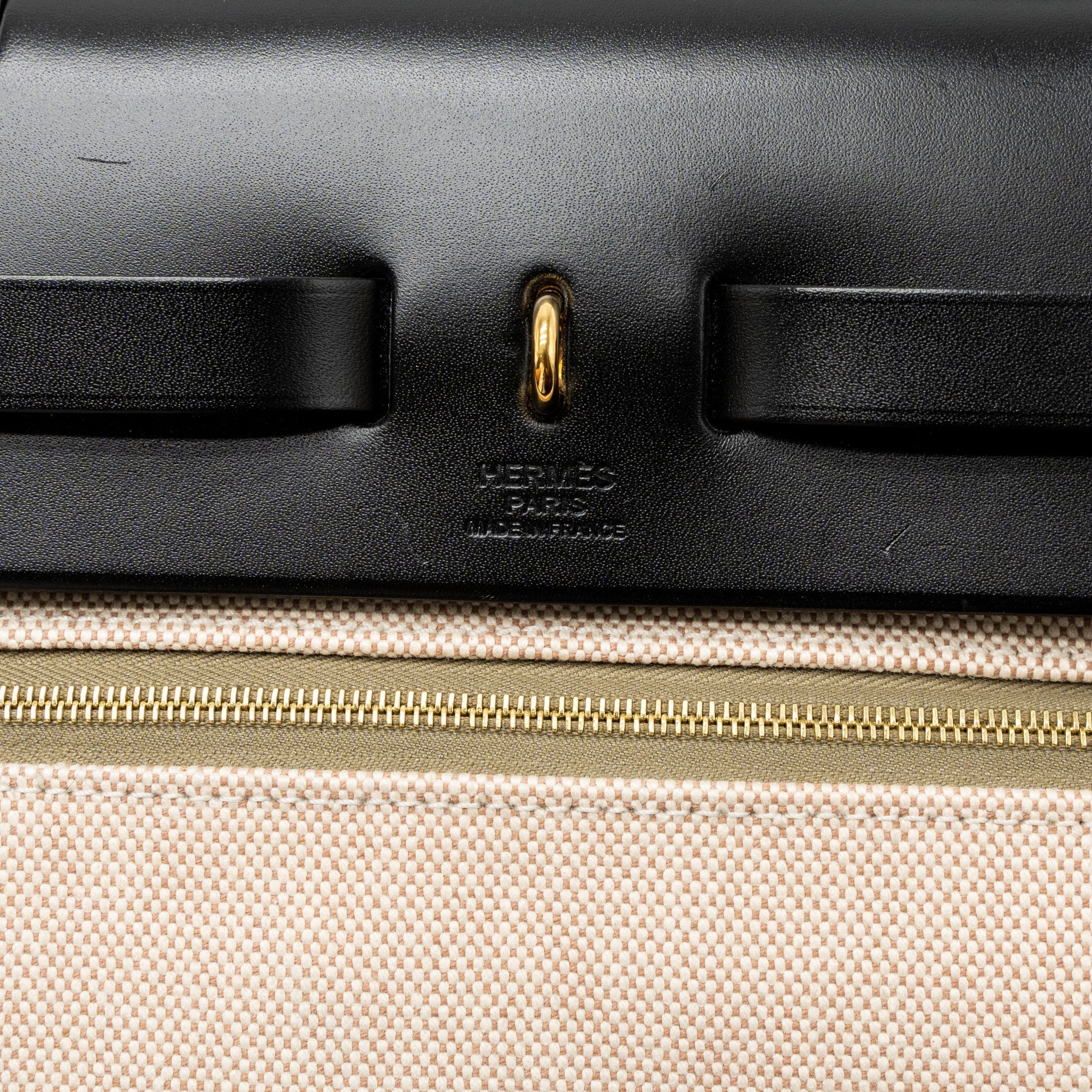 hermes-herbag-31-zip-bag-tolie-h-berline-canvas-vache-hunter-lichen-ecru-beige-black-ghw-stamp-z