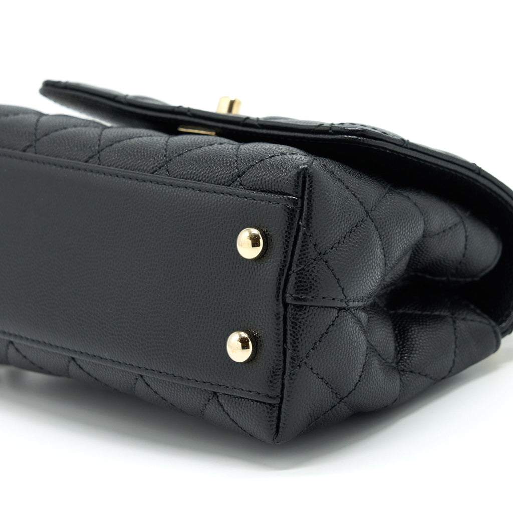 chanel-mini-coco-handle-flap-bag-caviar-black-with-burgundy-handle-lghw