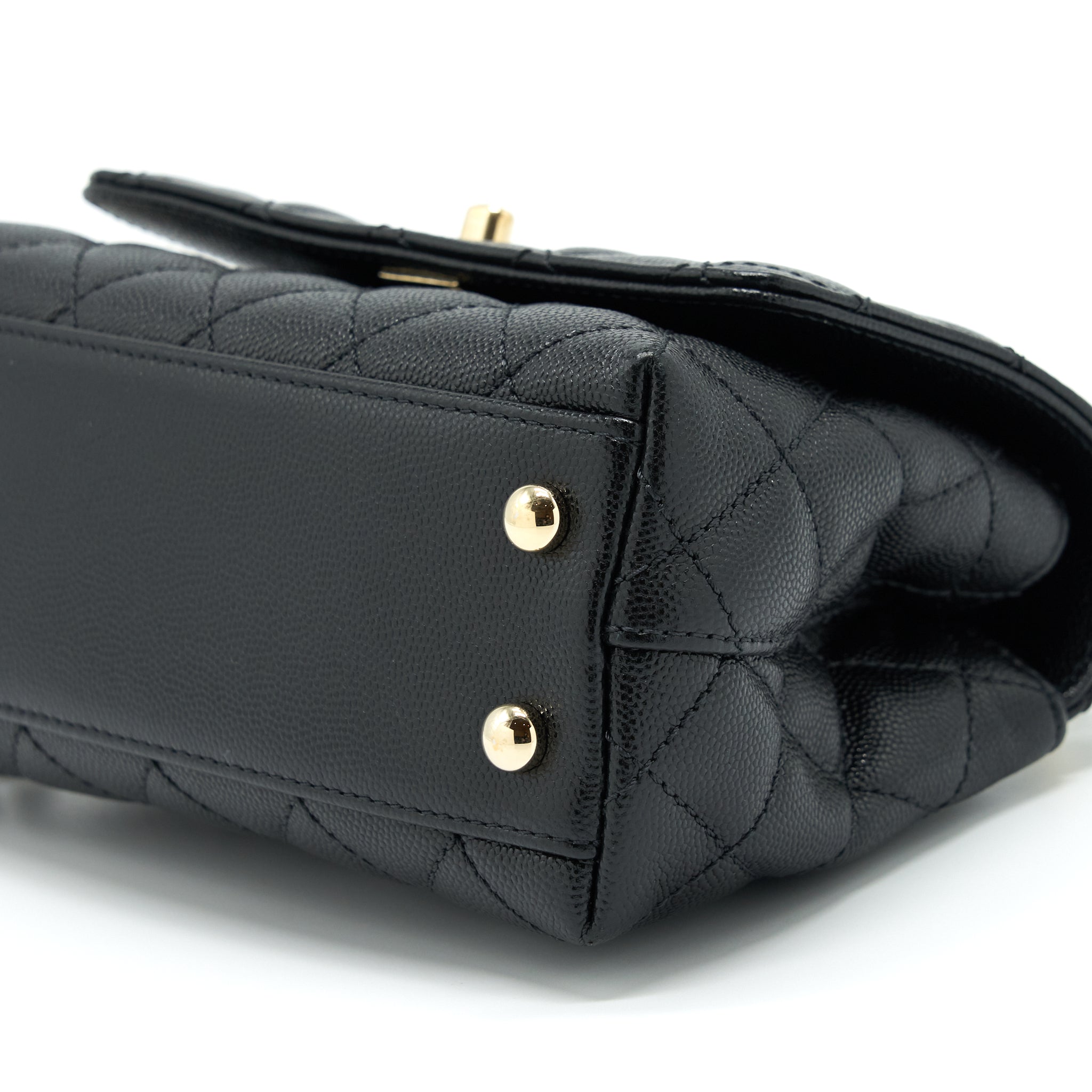 chanel-mini-coco-handle-flap-bag-caviar-black-with-burgundy-handle-lghw
