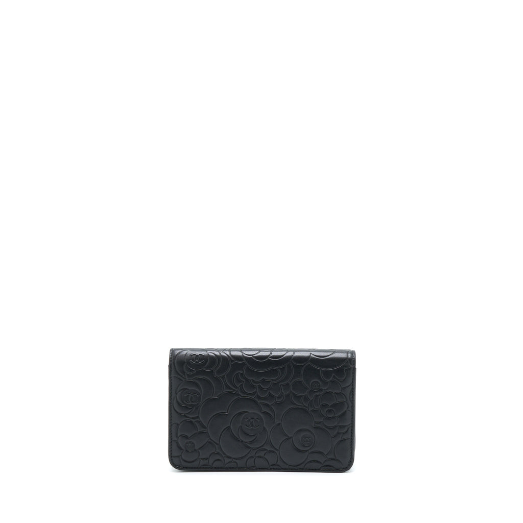 chanel-camellia-wallet-on-chain-lambskin-black-shw
