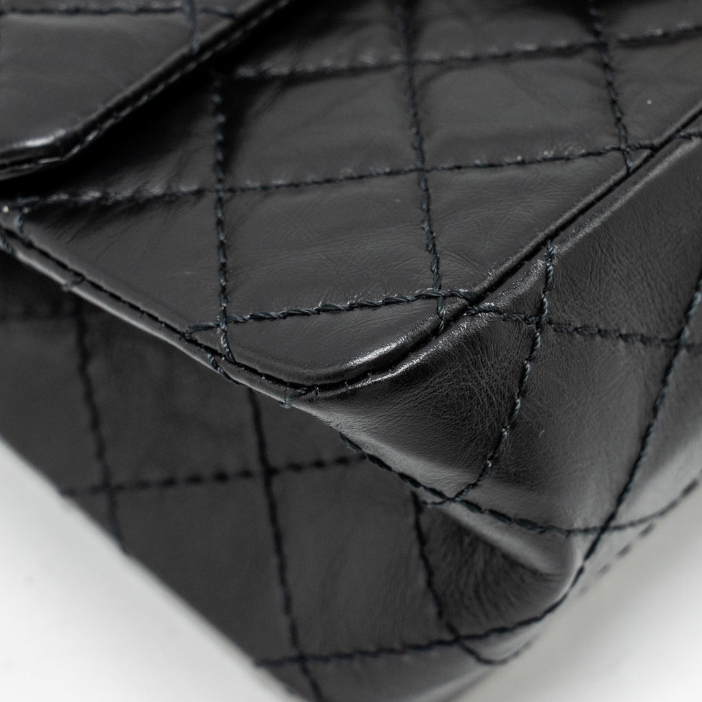 chanel-mini-2-55-reissue-flap-bag-aged-calfskin-black-brushed-ghw-microchip-copy