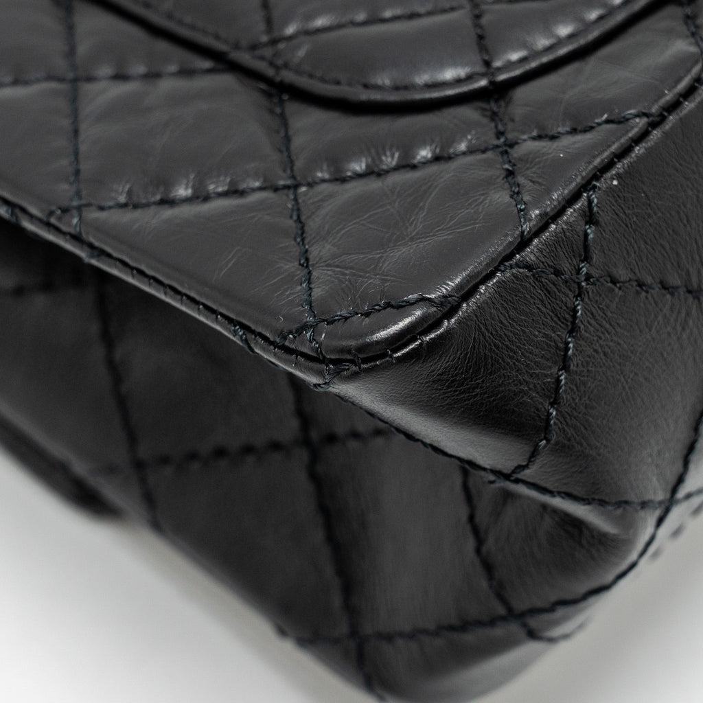 chanel-mini-2-55-reissue-flap-bag-aged-calfskin-black-brushed-ghw-microchip-copy