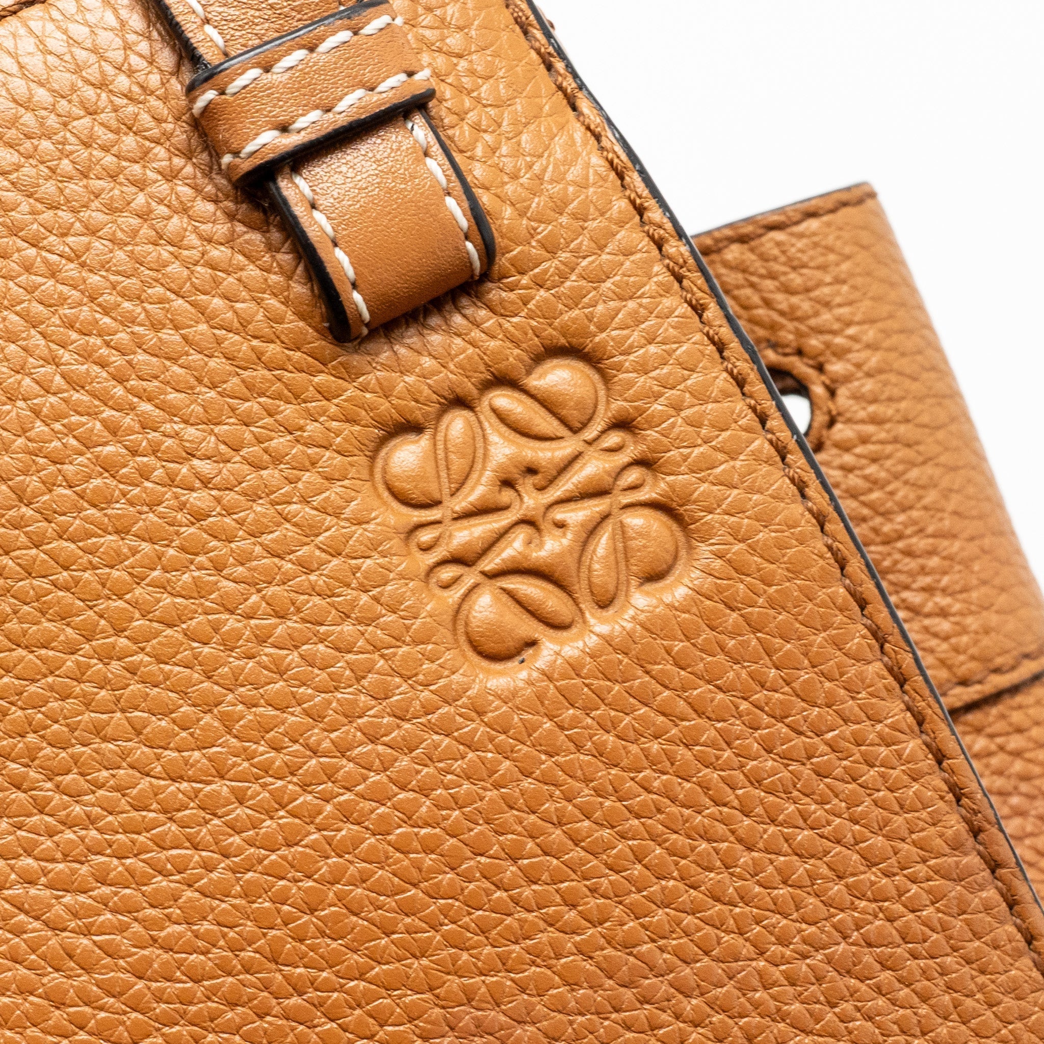 loewe-mini-hammock-drawstring-bag-grained-calfskin-tan-ghw