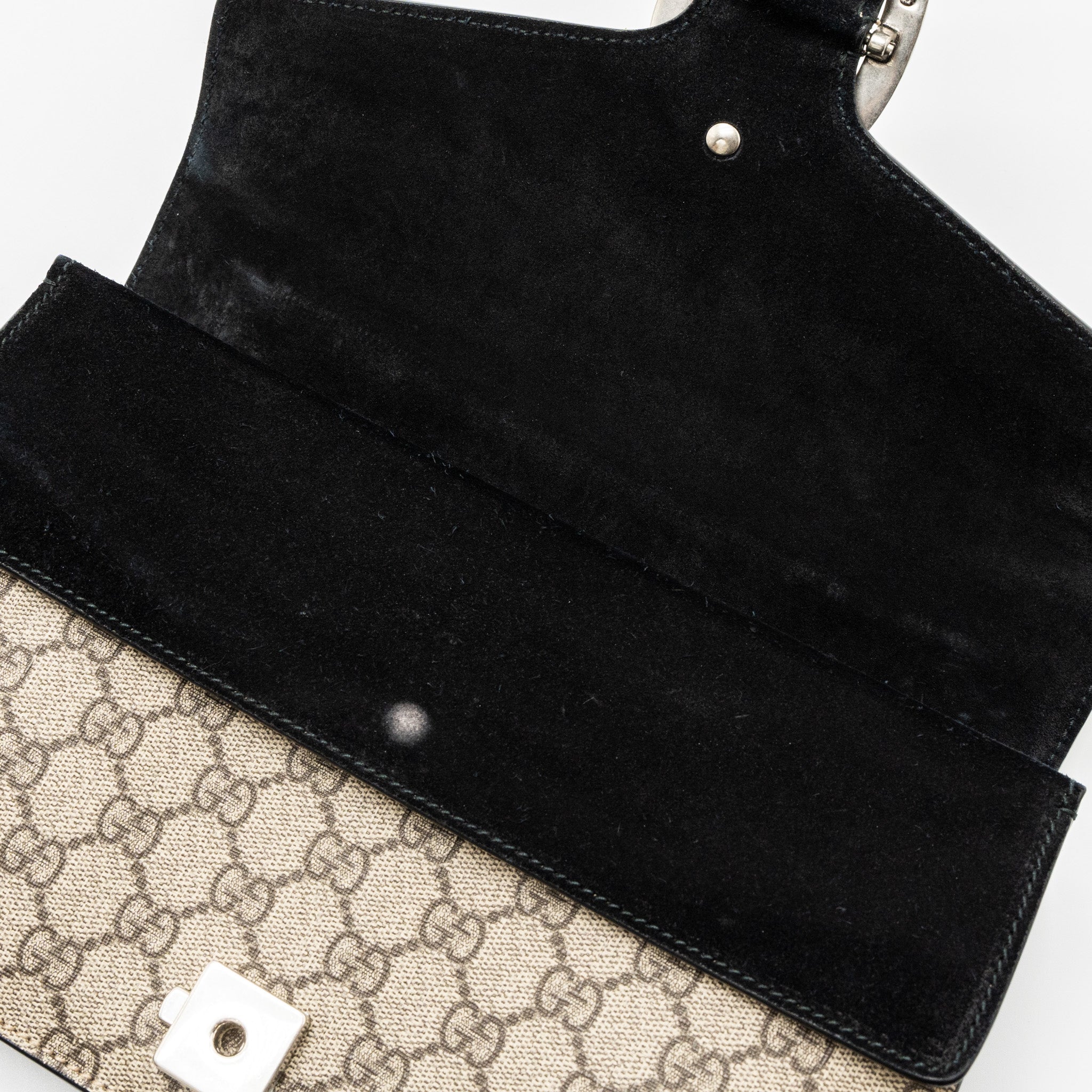 gucci-dionysus-shoulder-bag-gg-supreme-canvas-black-brown-ruthenium-silver-hardware