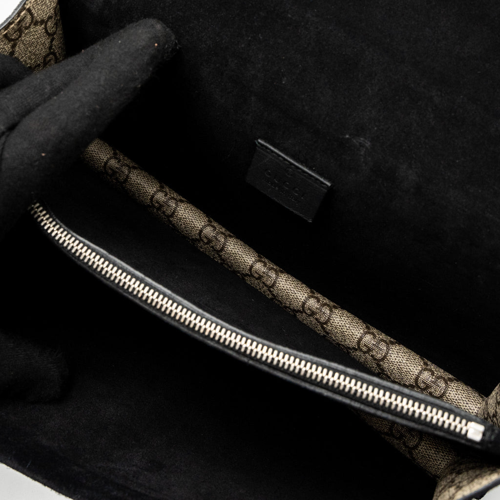 gucci-dionysus-shoulder-bag-gg-supreme-canvas-black-brown-ruthenium-silver-hardware