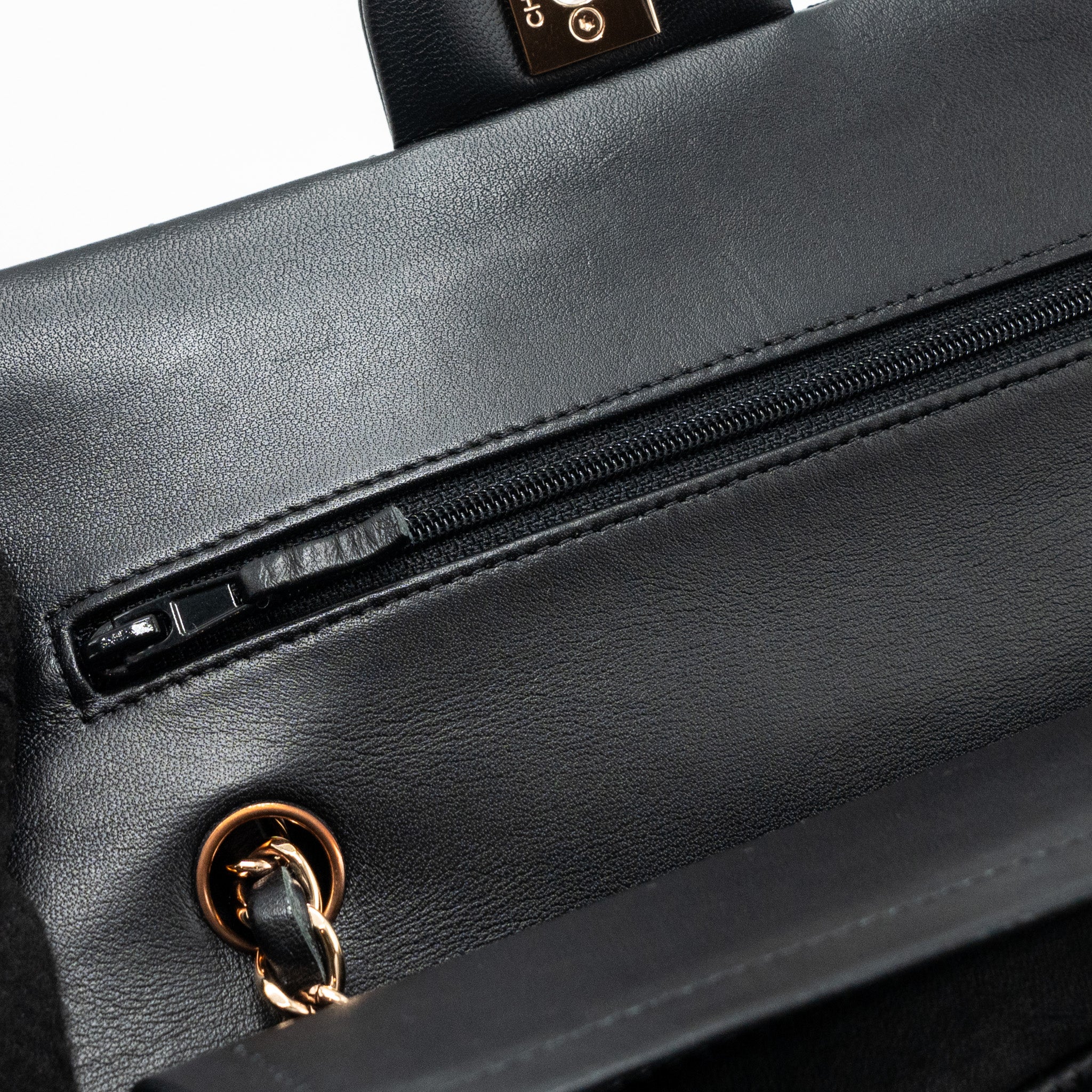 chanel-small-classic-double-flap-bag-lambskin-black-rghwmicrochip