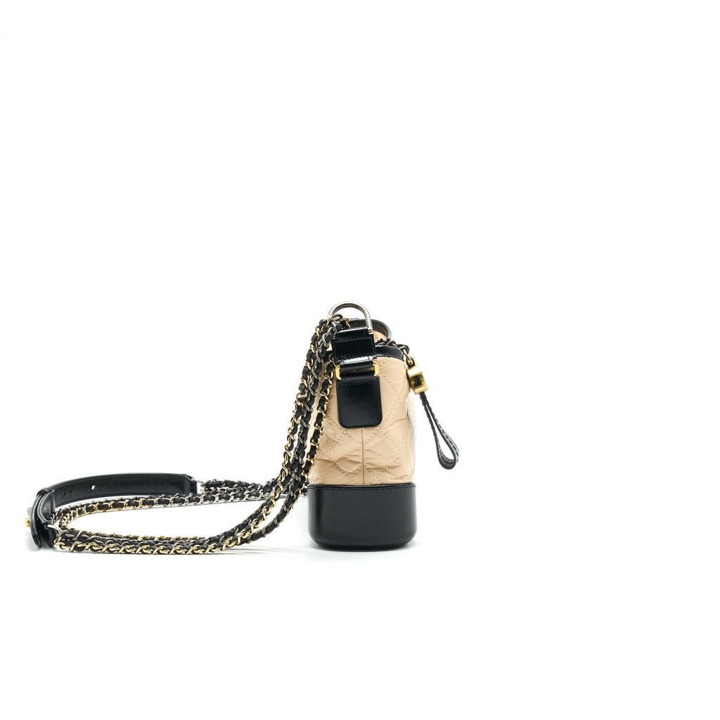 chanel-small-gabrielle-hobo-bag-beige-black