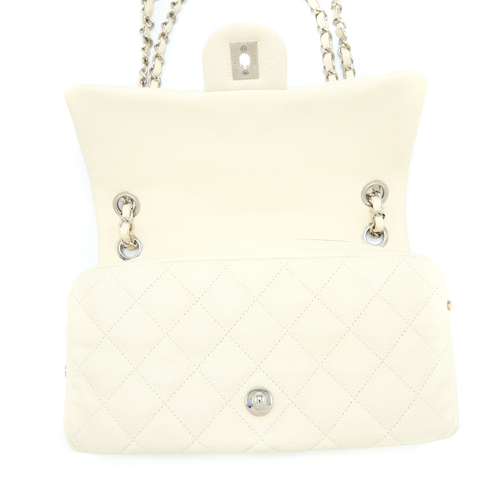 chanel-quilted-flap-bag-caviar-white-shw