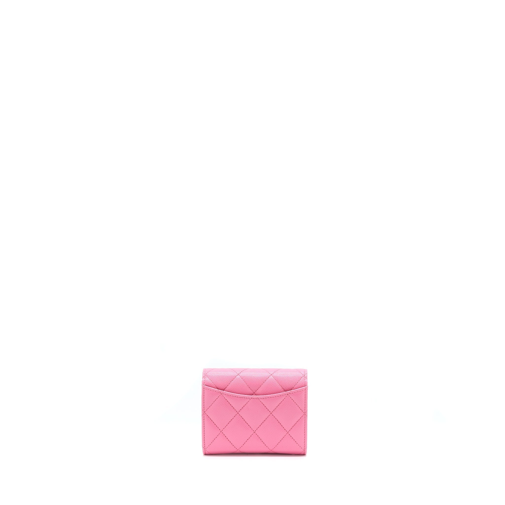 chanel-mini-flap-card-holder-caviar-pink-lghw