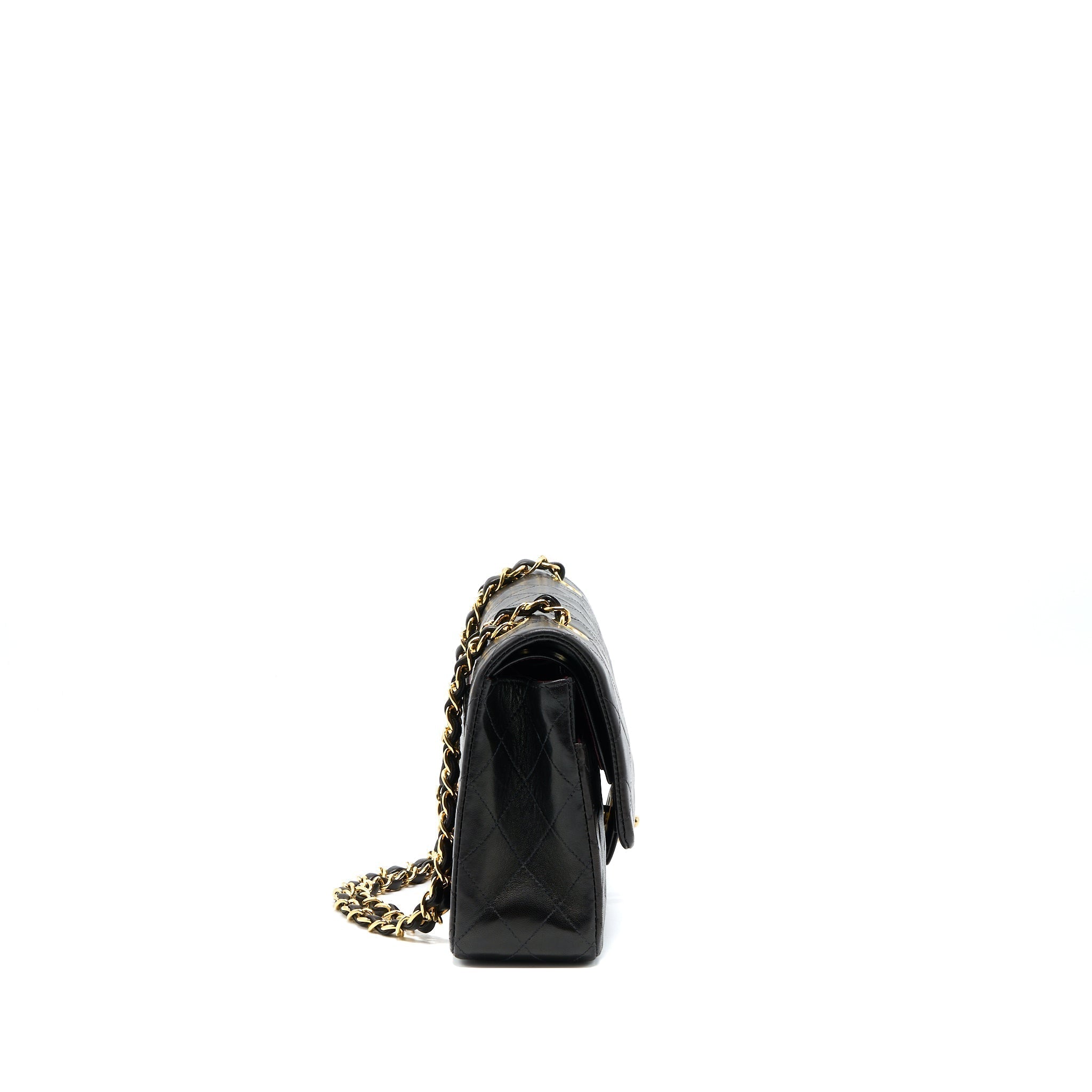 chanel-vintage-classic-double-flap-bag-lambskin-black-ghw