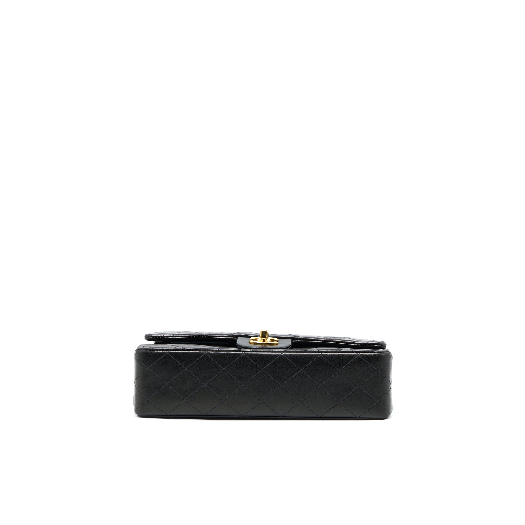 chanel-vintage-classic-double-flap-bag-lambskin-black-ghw