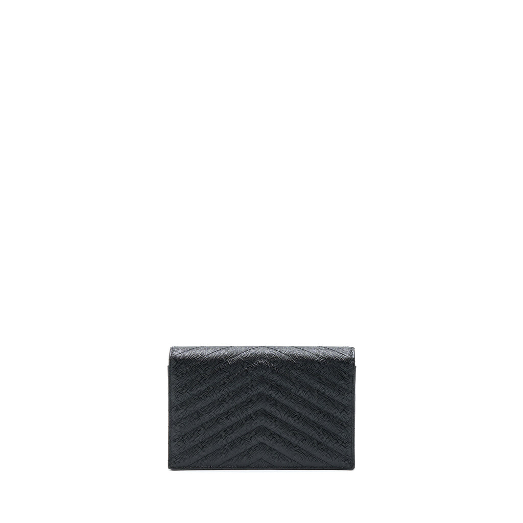 saint-laurent-ysl-envelop-chain-wallet-caviar-black-shw
