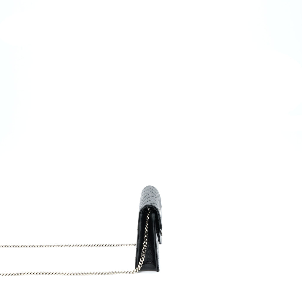 saint-laurent-ysl-envelop-chain-wallet-caviar-black-shw