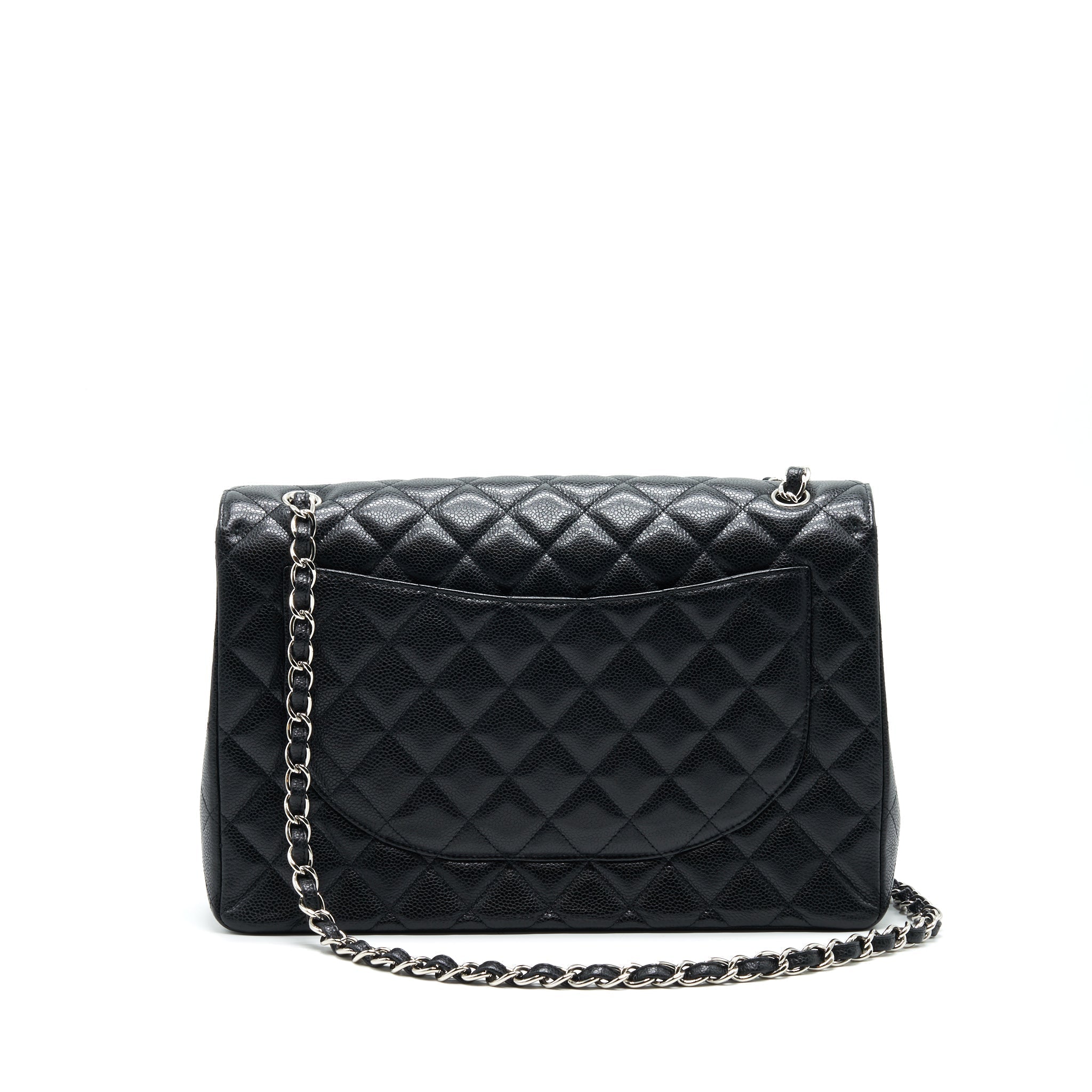 chanel-cavier-classic-maxi-single-flap-bag-black-shw