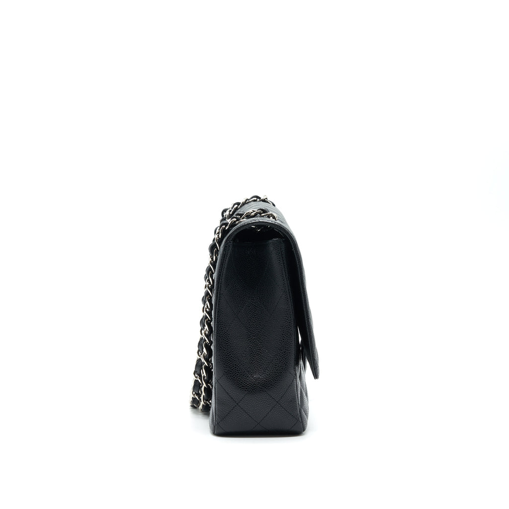 chanel-cavier-classic-maxi-single-flap-bag-black-shw