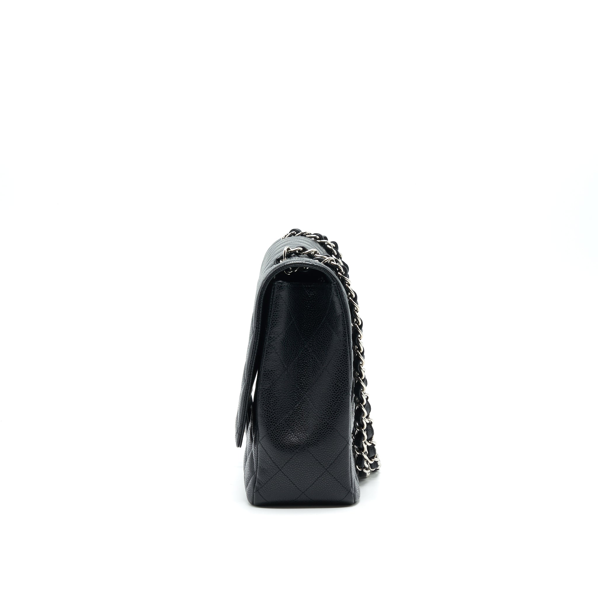chanel-cavier-classic-maxi-single-flap-bag-black-shw