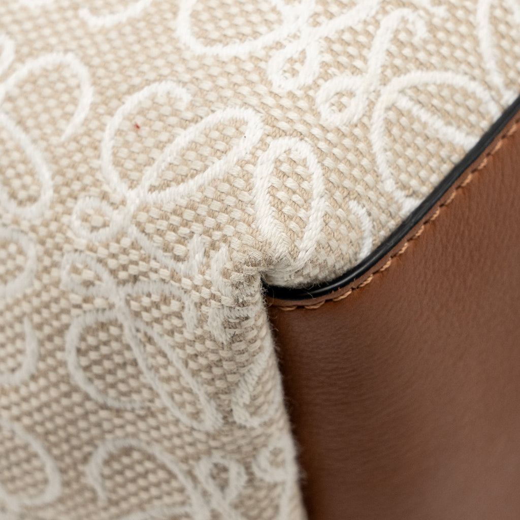 loewe-small-cubi-bag-anagram-jacquard-calfskin-beige-brown-ghw-1
