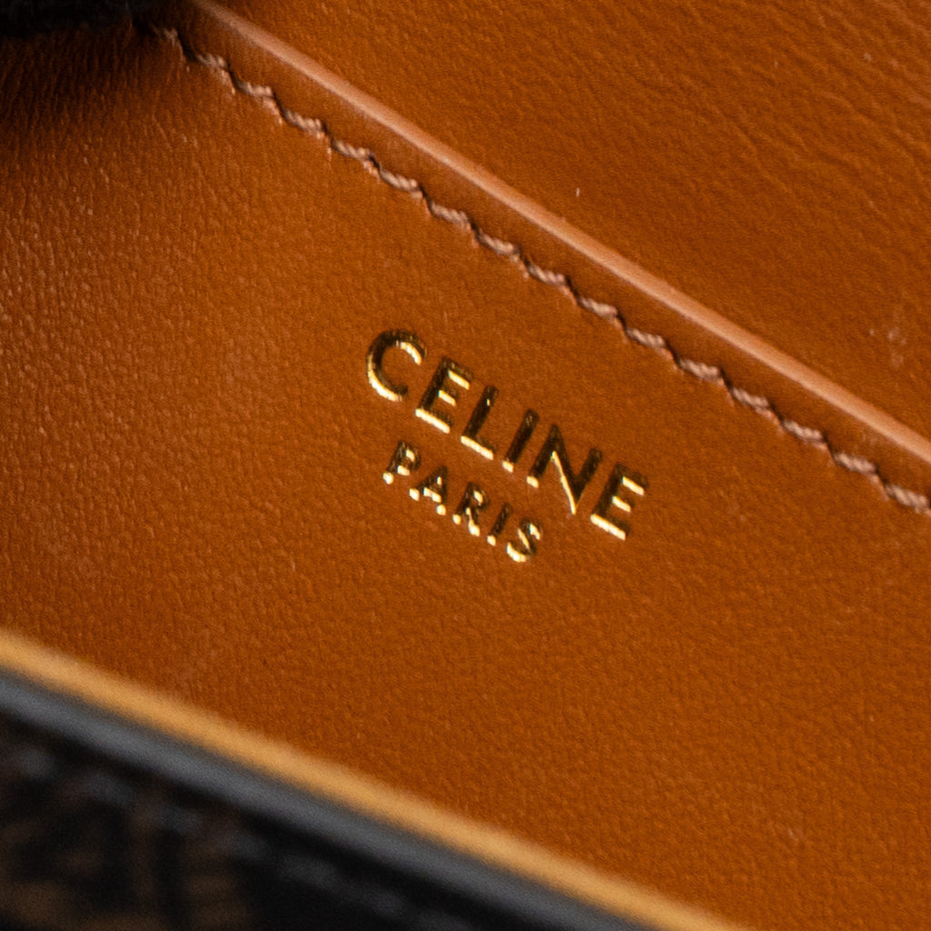 celine-clutch-on-strap-tabou-calfskin-triomphe-canvas-tan-ghw