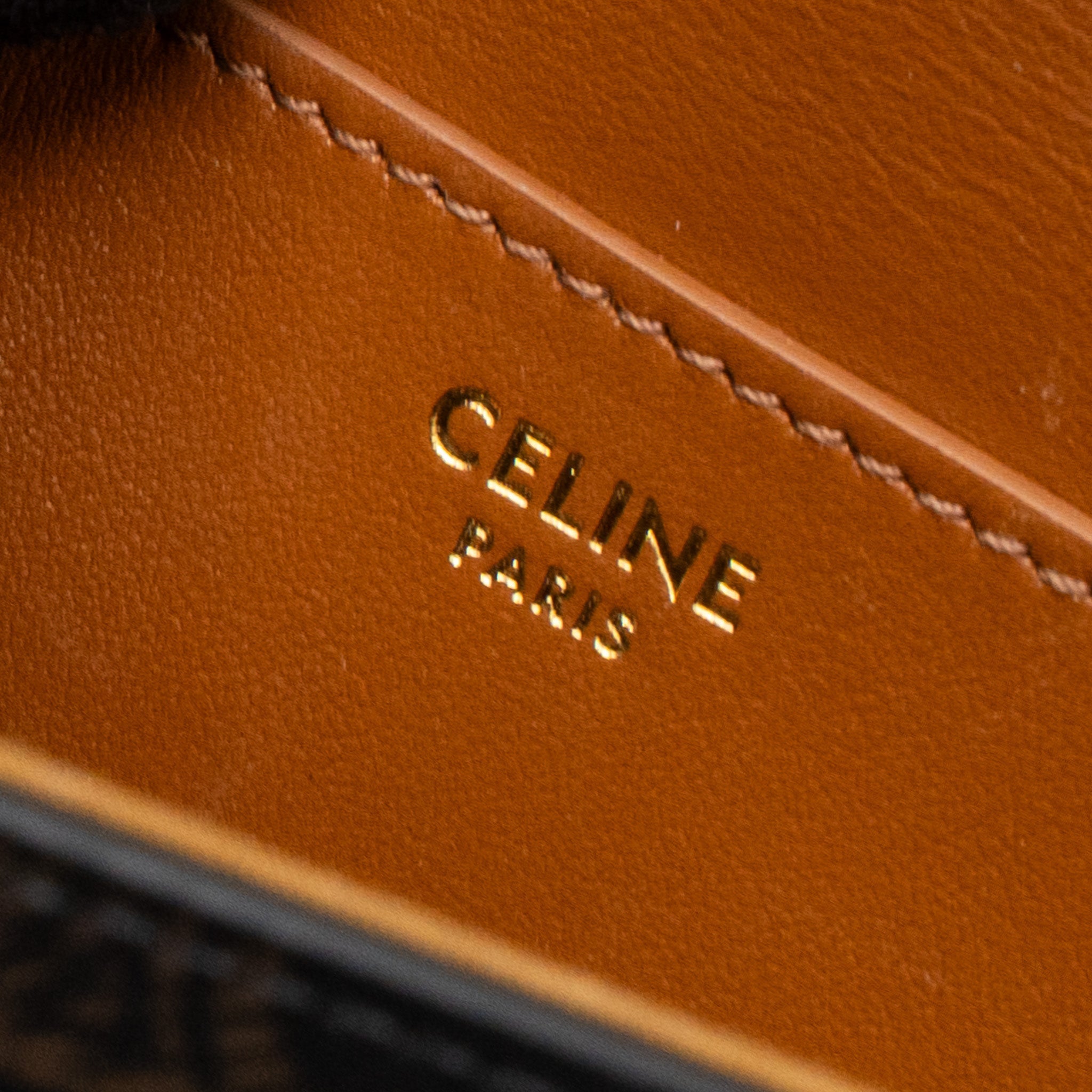 celine-clutch-on-strap-tabou-calfskin-triomphe-canvas-tan-ghw