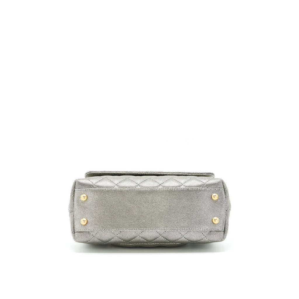 chanel-small-coco-handle-24cm-caviar-metallic-silver-ghw