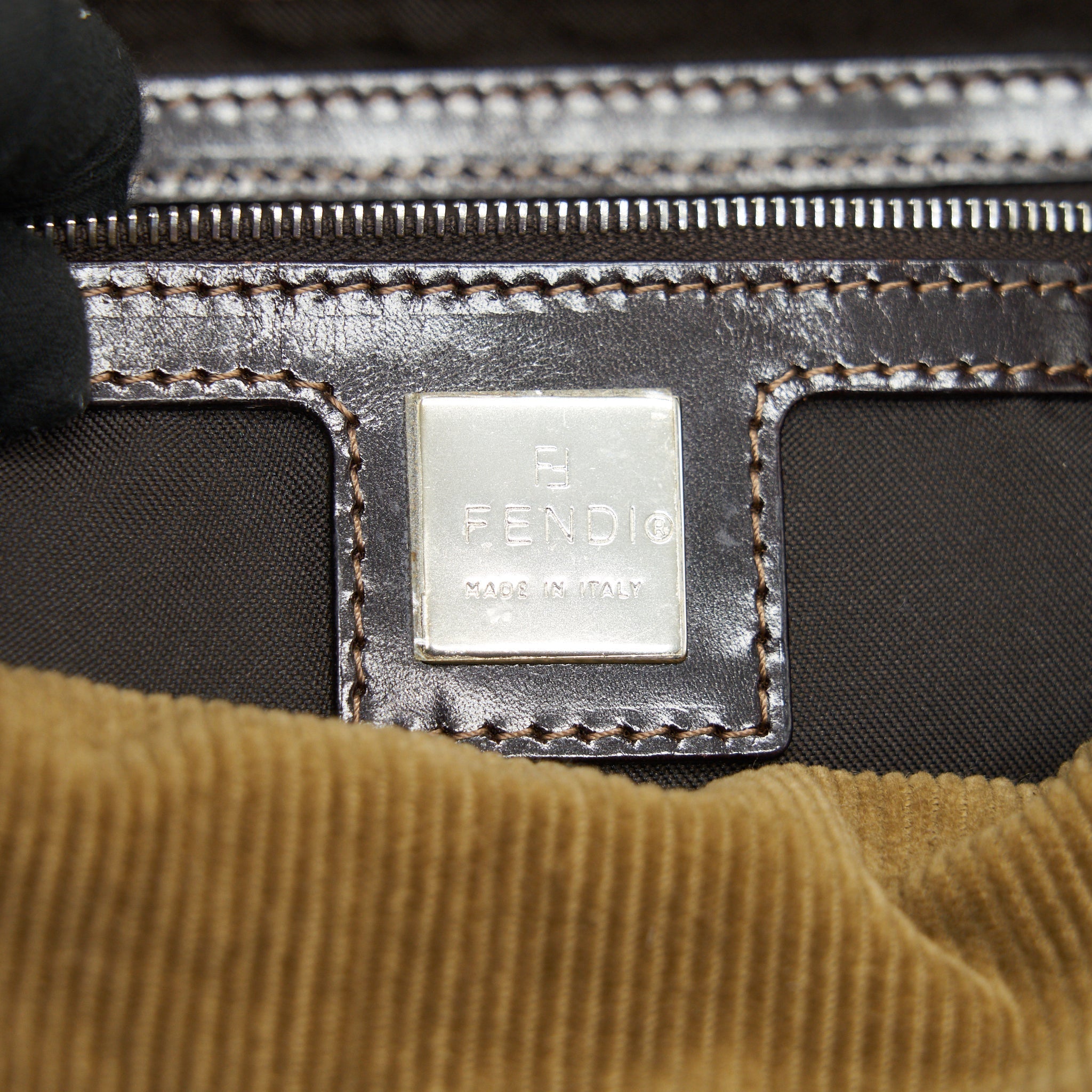 fendi-vintage-nylon-baguette-bag-light-brown-shw