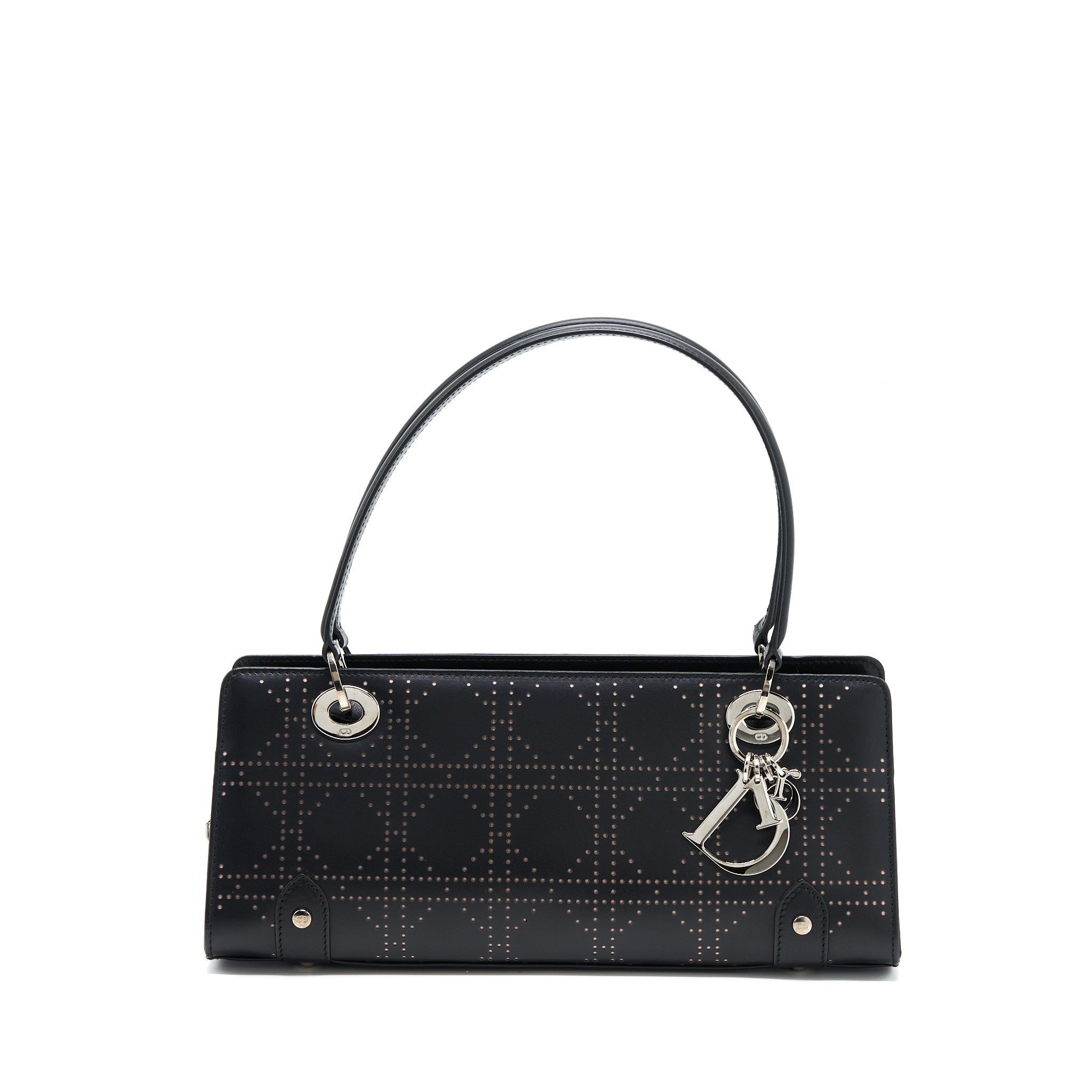 dior-vintage-lady-dior-long-cuir-bag-calfskin-black-shw