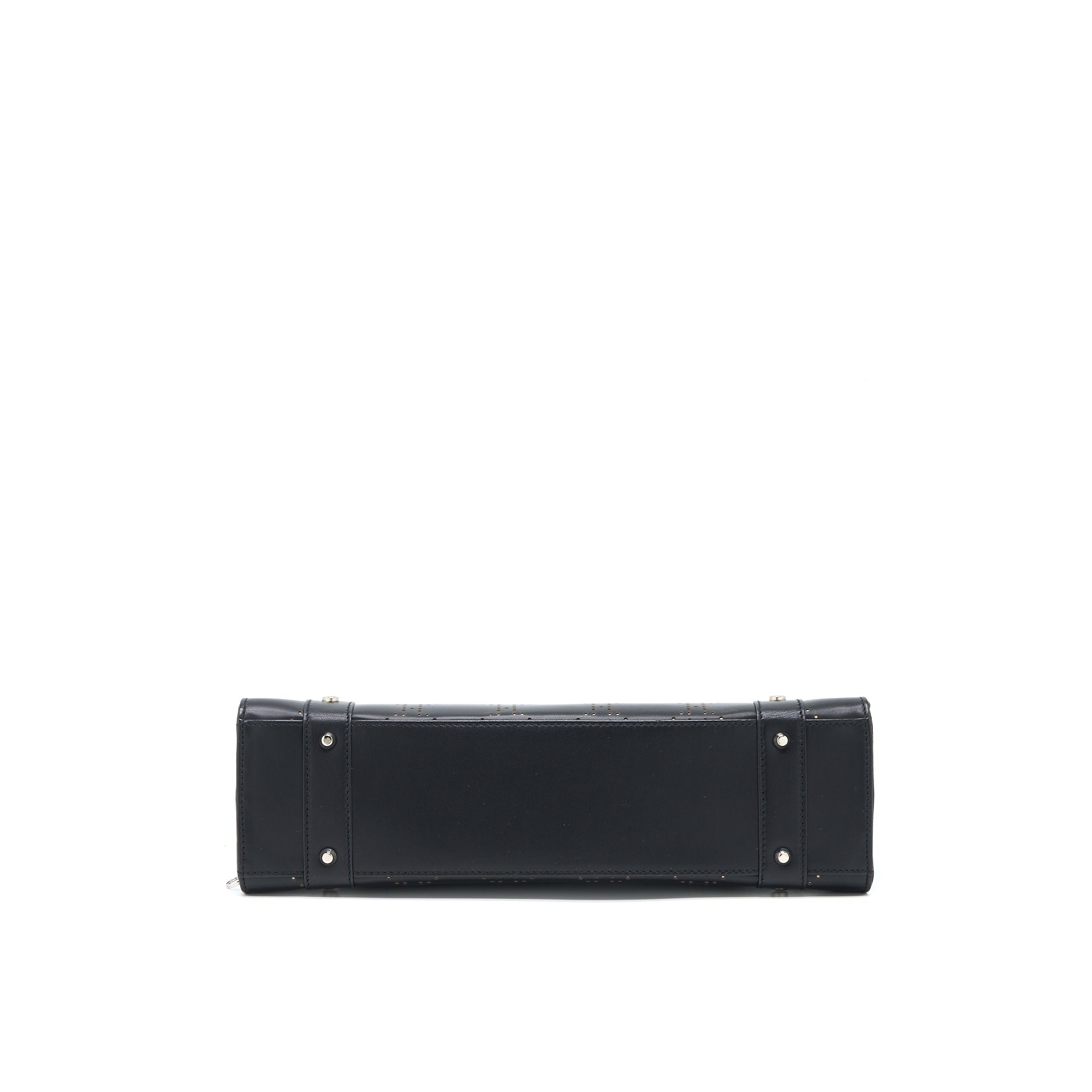 dior-vintage-lady-dior-long-cuir-bag-calfskin-black-shw