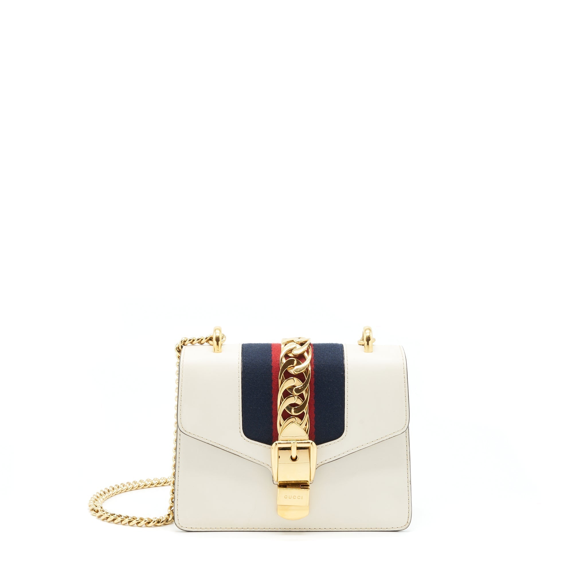 gucci-mini-sylvie-chain-bag-white-ghw-1