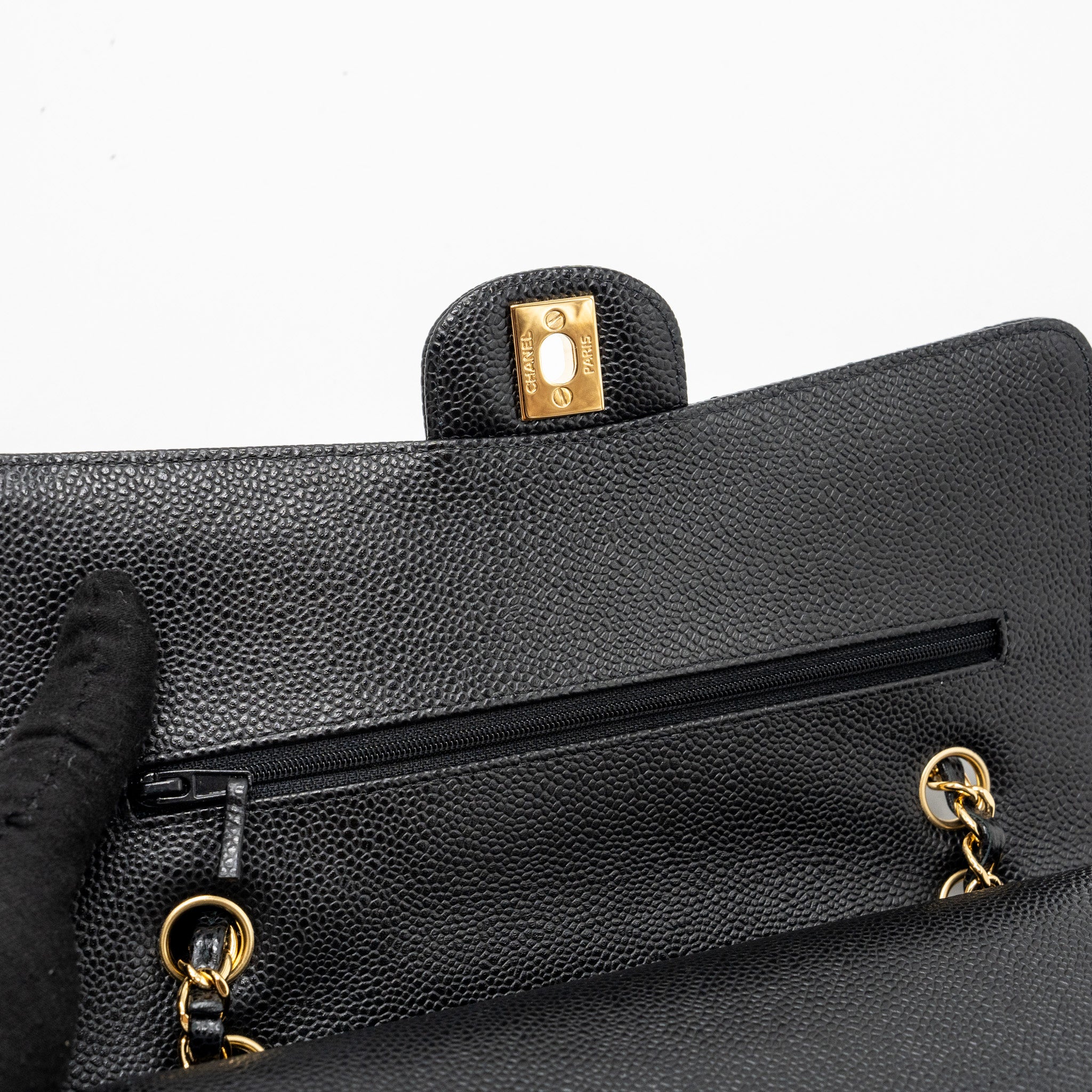 chanel-medium-classic-double-flap-bag-caviar-black-ghw-14