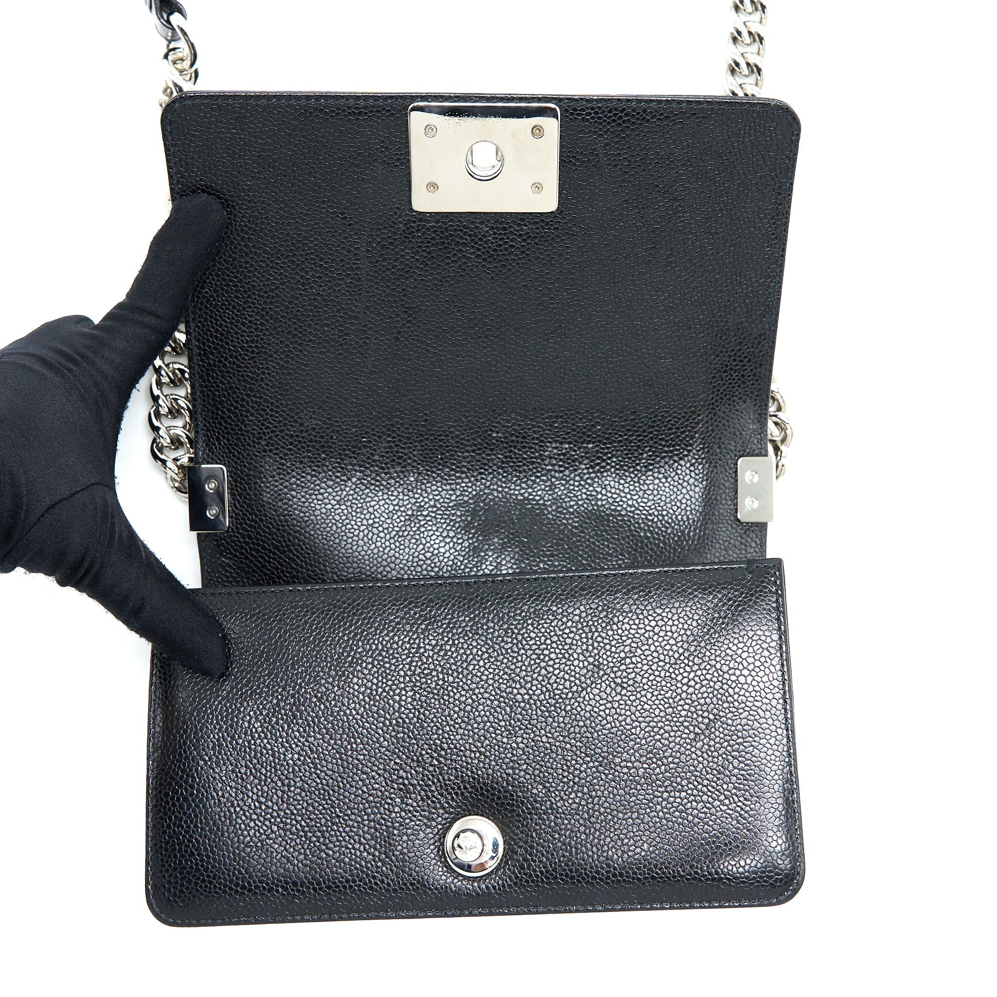 chanel-small-chevron-boy-bag-shiny-grained-calfskin-black-shw