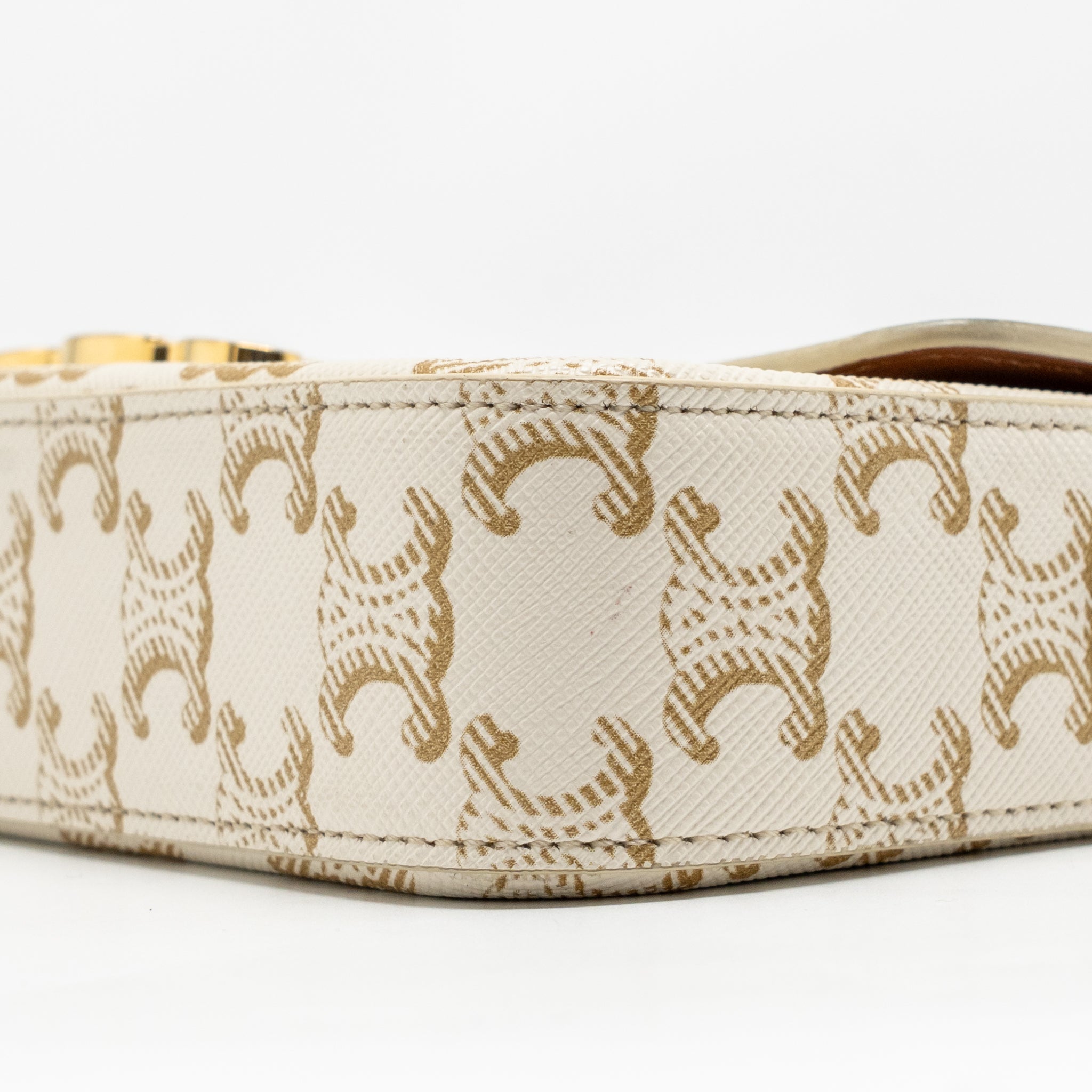 celine-triomphe-shouder-bag-triomphe-canvas-calfskin-white-ghw