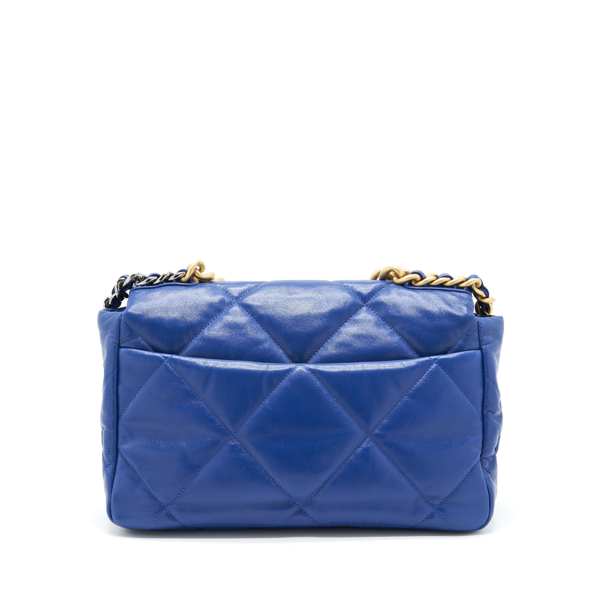 chanel-medium-19-bag-blue-goatskin-gold-silver-hardware