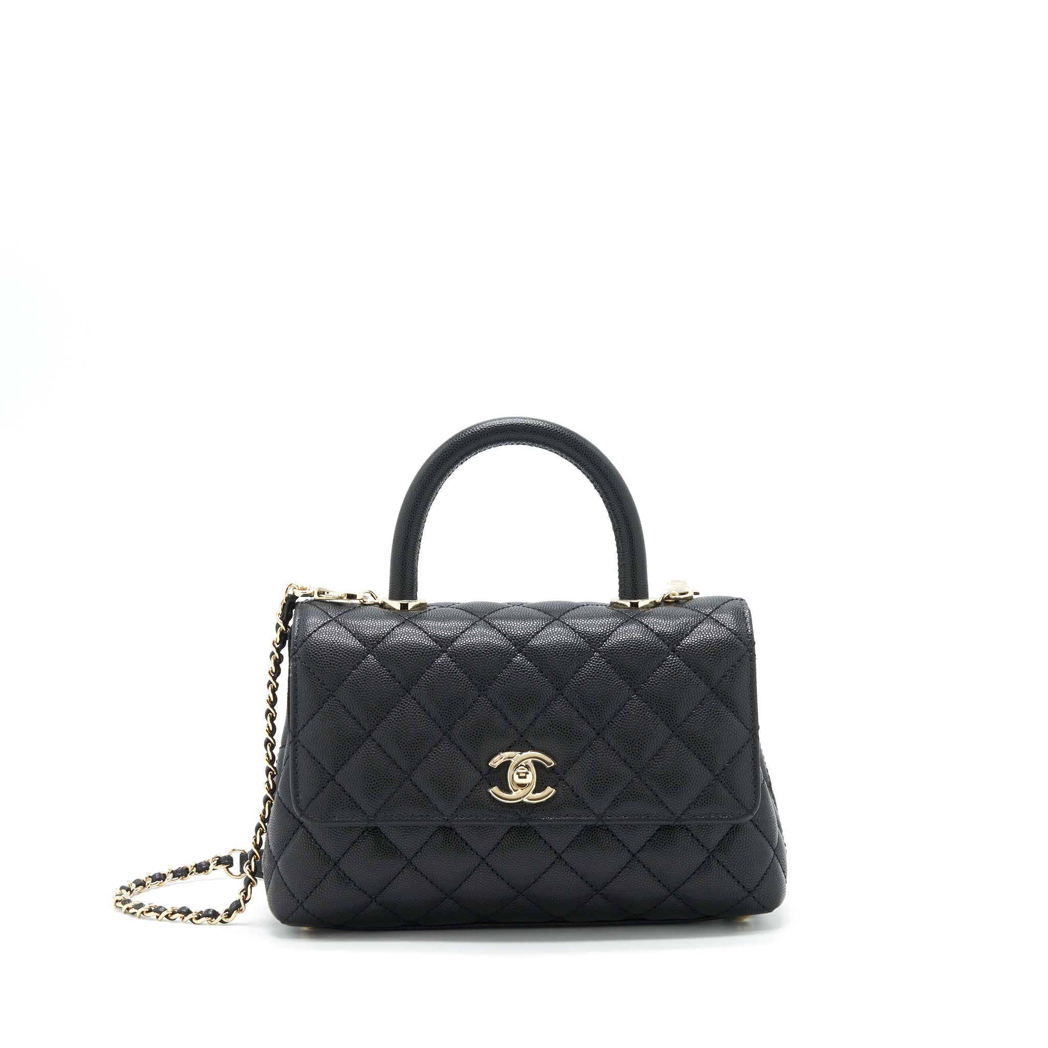 chanel-small-coco-handle-caviar-black-lghw-microchip