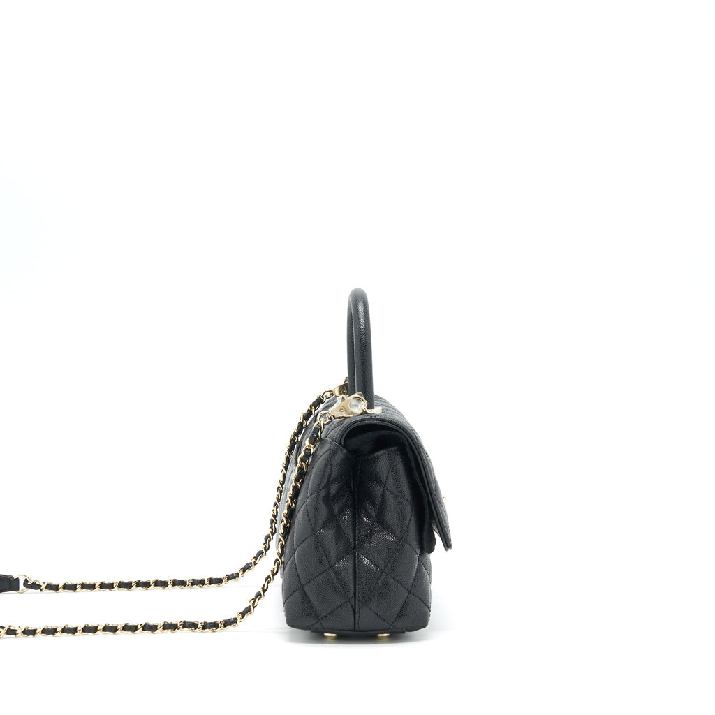 chanel-small-coco-handle-caviar-black-lghw-microchip