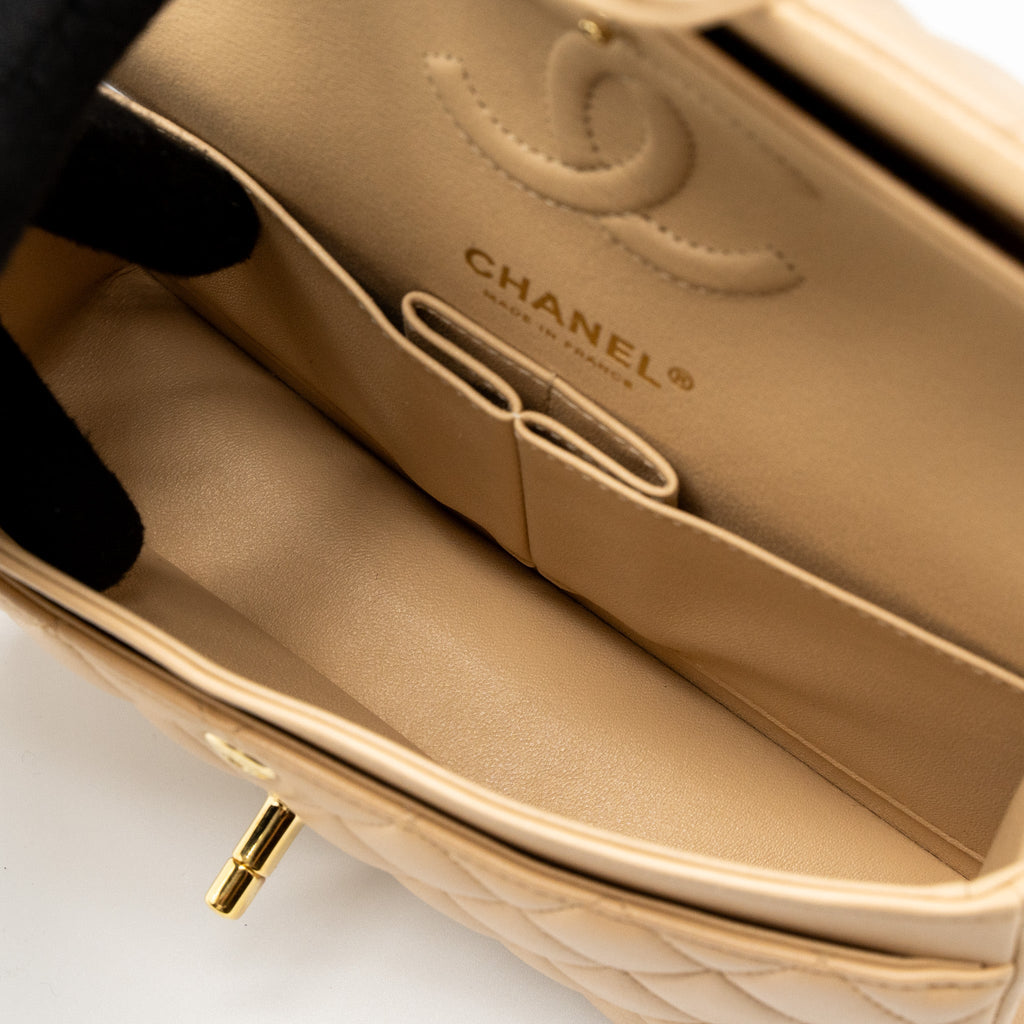 chanel-small-classic-flap-bag-lambskin-beige-ghw