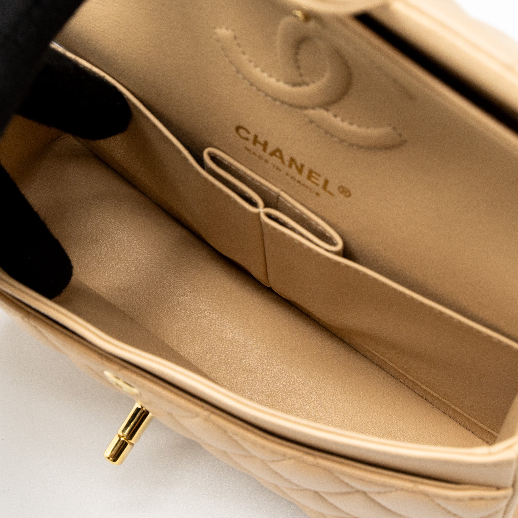 chanel-small-classic-flap-bag-lambskin-beige-ghw