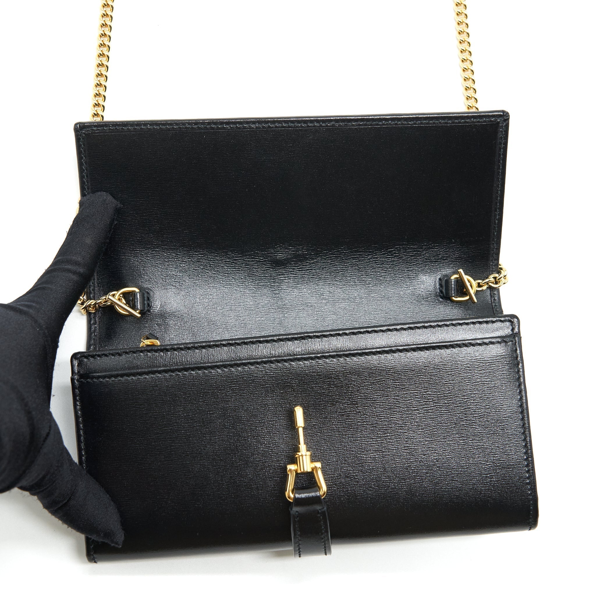 gucci-jackie-1961-chain-wallet-black-ghw